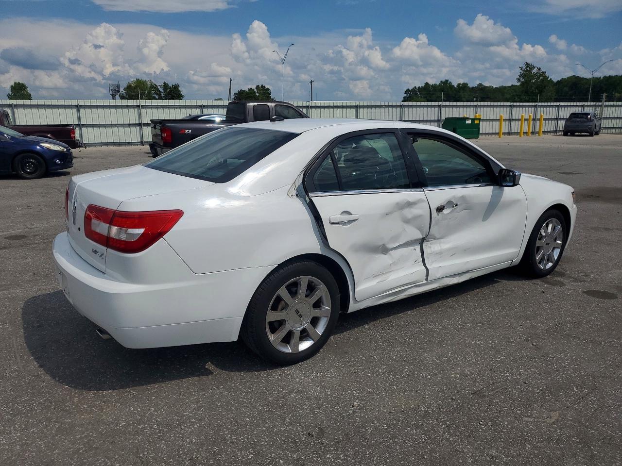 2007 Lincoln Mkz Select White vin: 3LNHM26T97R667112