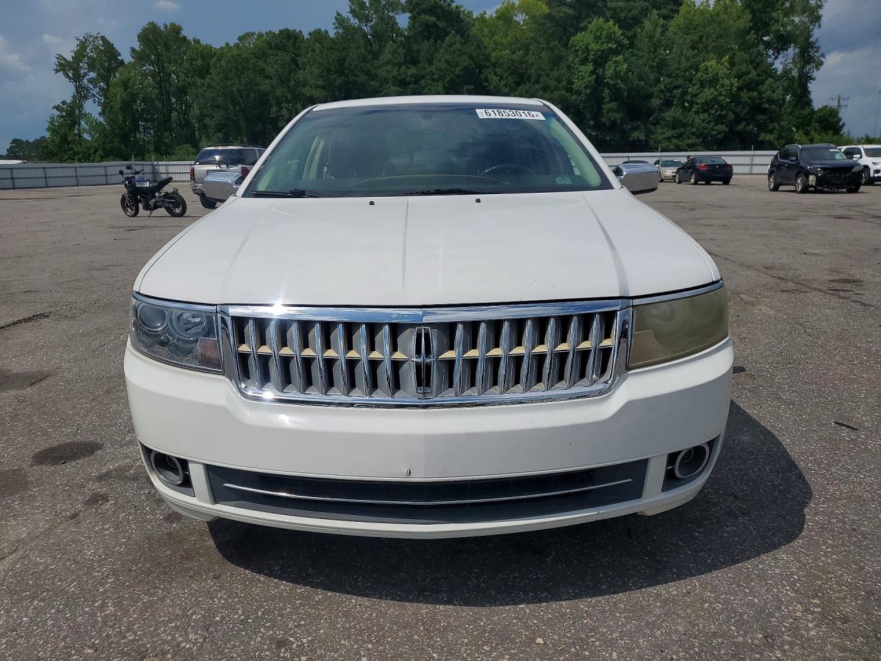 2007 Lincoln Mkz Select White vin: 3LNHM26T97R667112