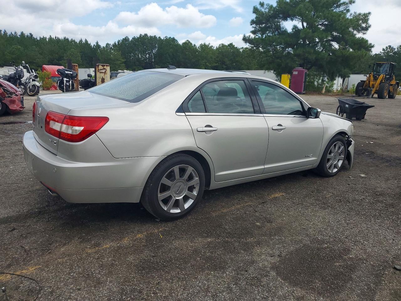2008 Lincoln Mkz Silver vin: 3LNHM26T98R625492