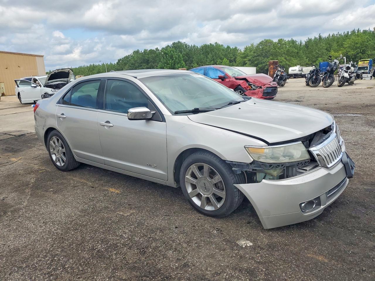2008 Lincoln Mkz Silver vin: 3LNHM26T98R625492