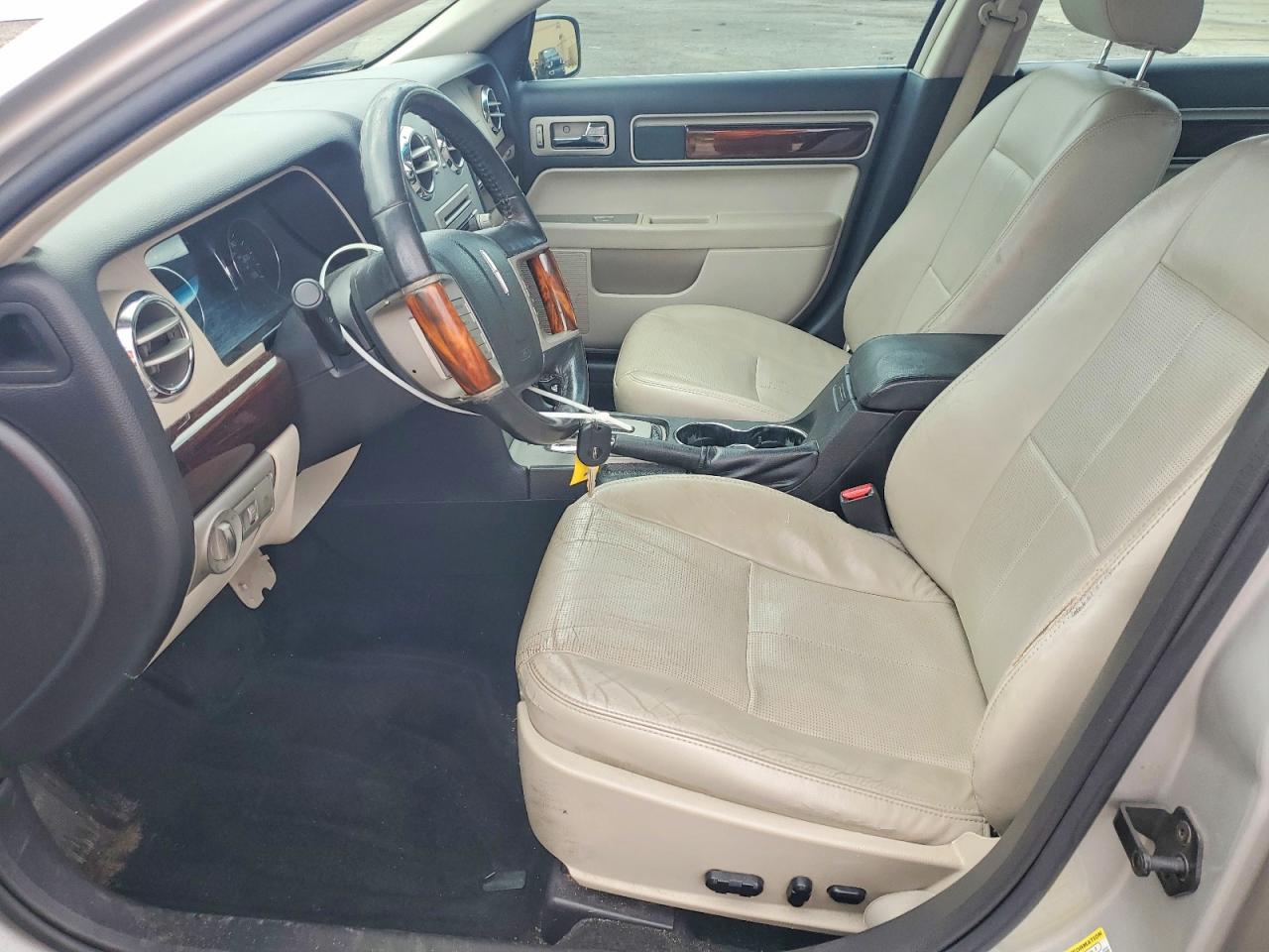 2008 Lincoln Mkz Silver vin: 3LNHM26T98R625492