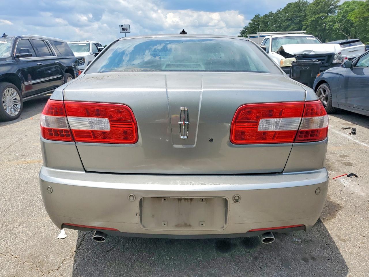 2008 Lincoln Mkz Silver vin: 3LNHM26T98R668424