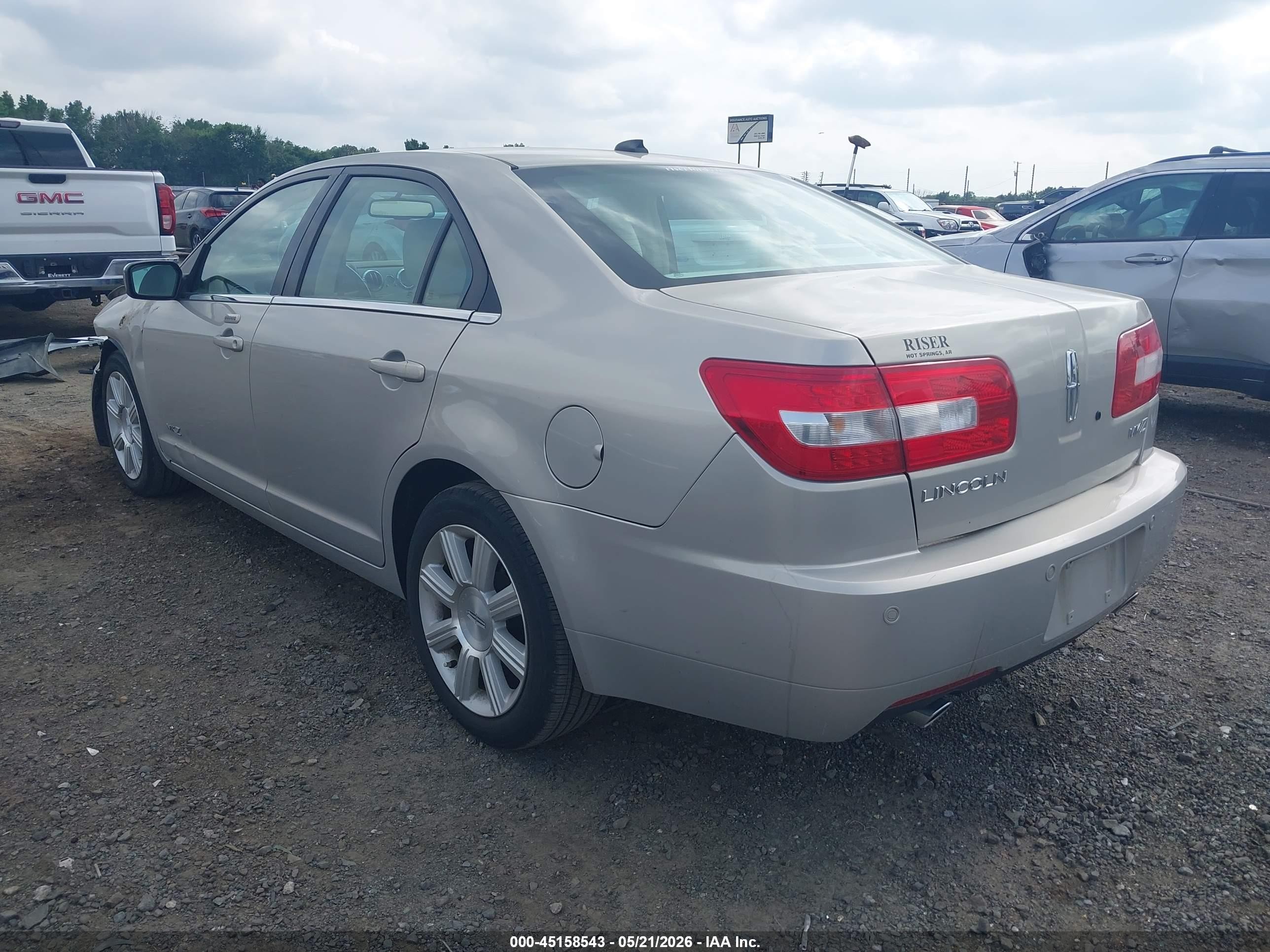 2009 Lincoln Mkz   Gold vin: 3LNHM26T99R610105