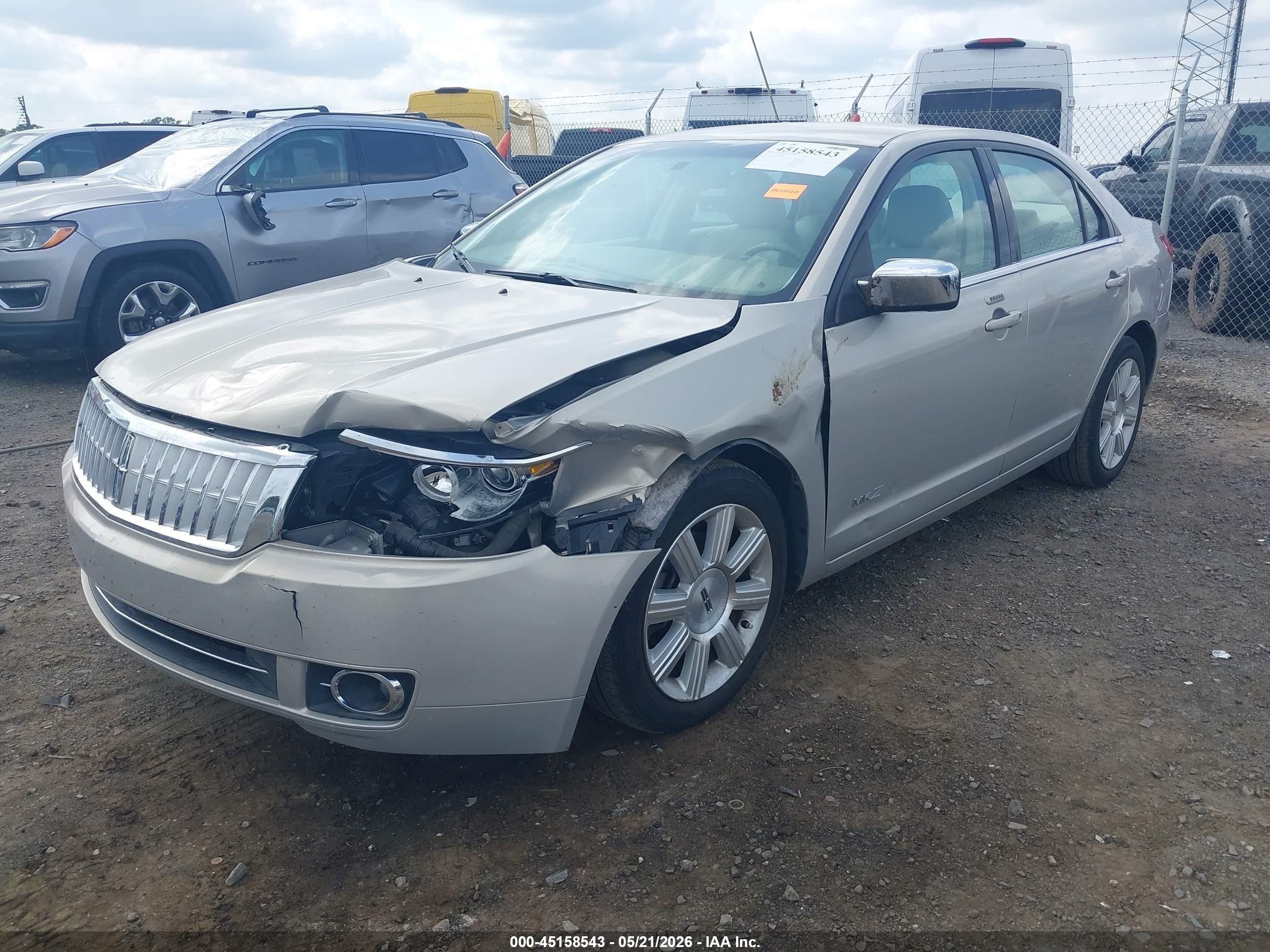 2009 Lincoln Mkz   Gold vin: 3LNHM26T99R610105