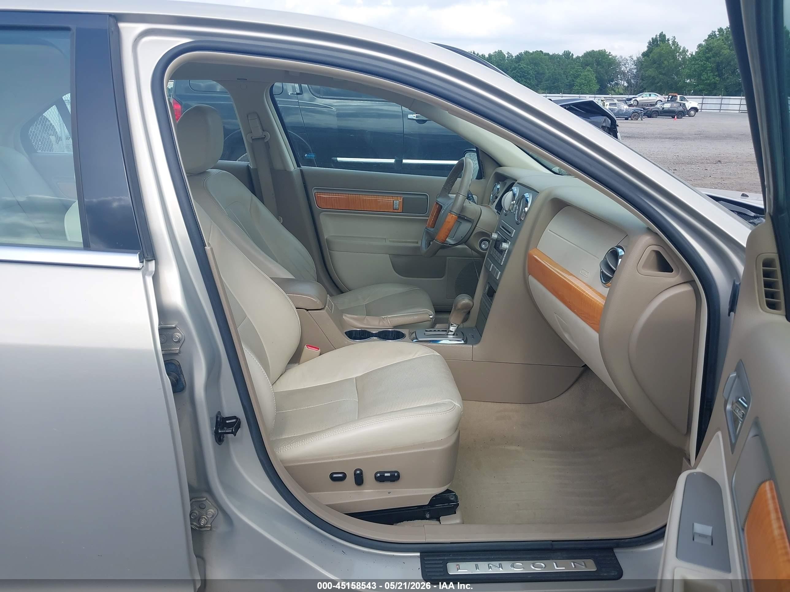 2009 Lincoln Mkz   Gold vin: 3LNHM26T99R610105