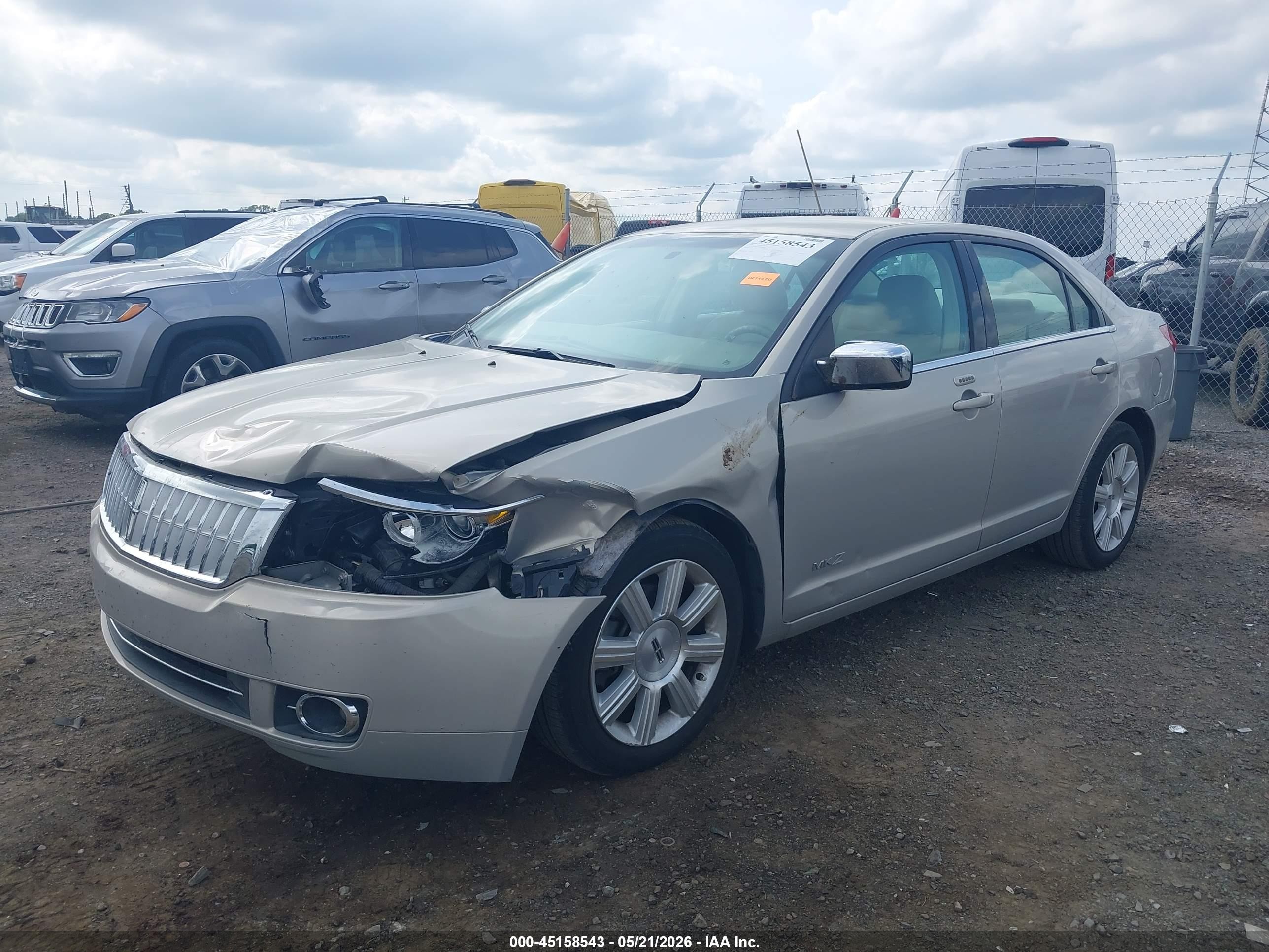 2009 Lincoln Mkz   Gold vin: 3LNHM26T99R610105