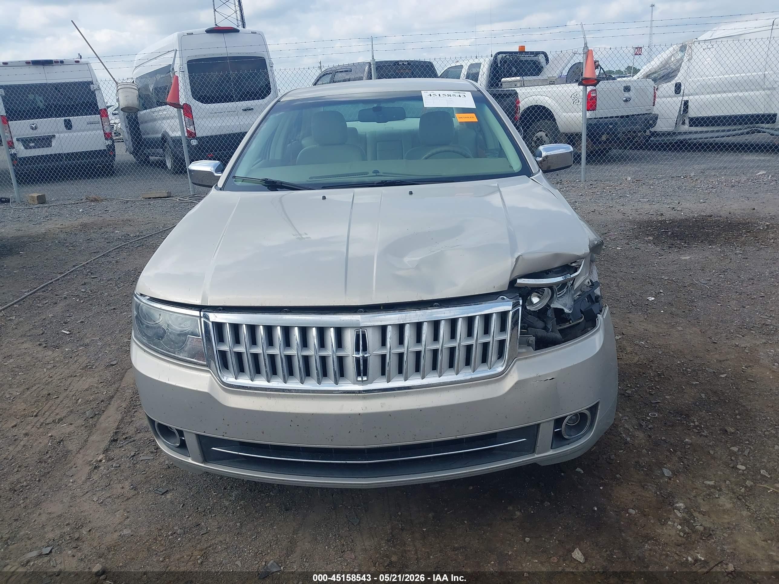 2009 Lincoln Mkz   Gold vin: 3LNHM26T99R610105