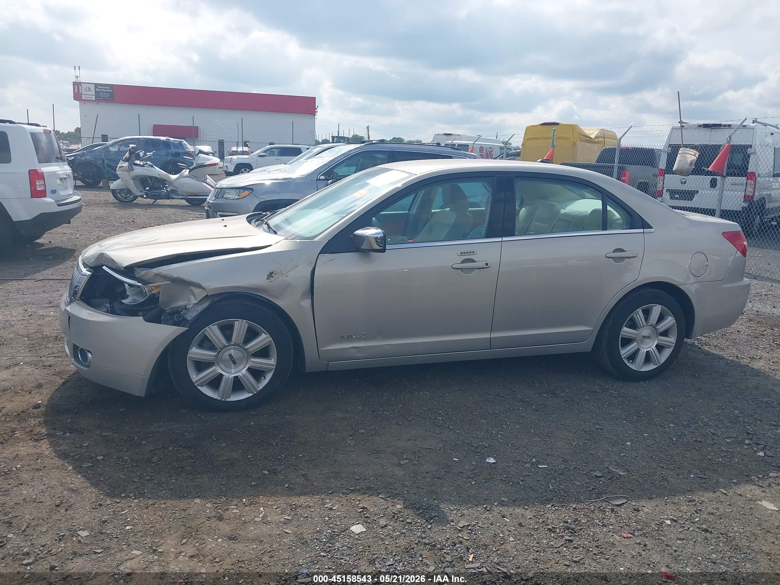 2009 Lincoln Mkz   Gold vin: 3LNHM26T99R610105
