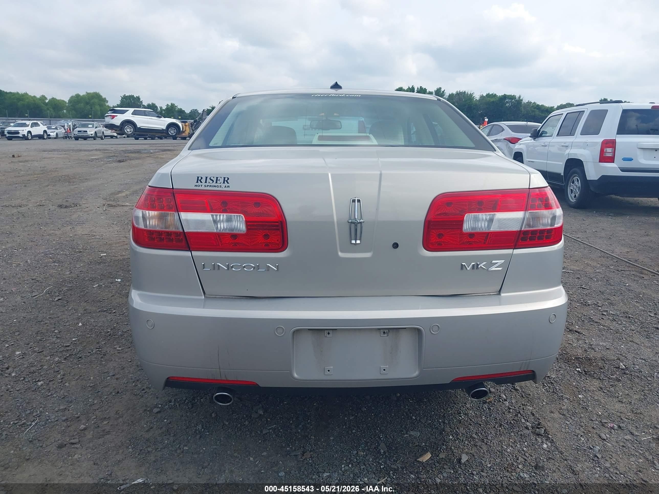 2009 Lincoln Mkz   Gold vin: 3LNHM26T99R610105