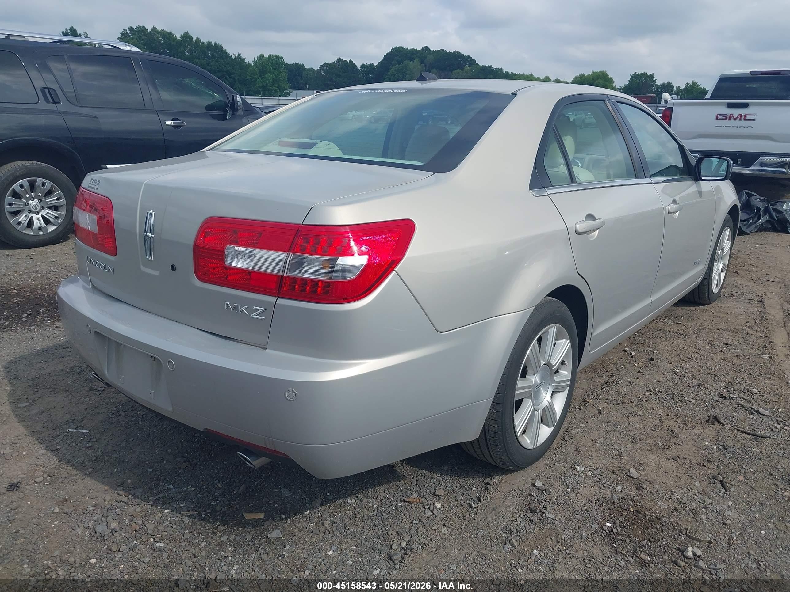2009 Lincoln Mkz   Gold vin: 3LNHM26T99R610105
