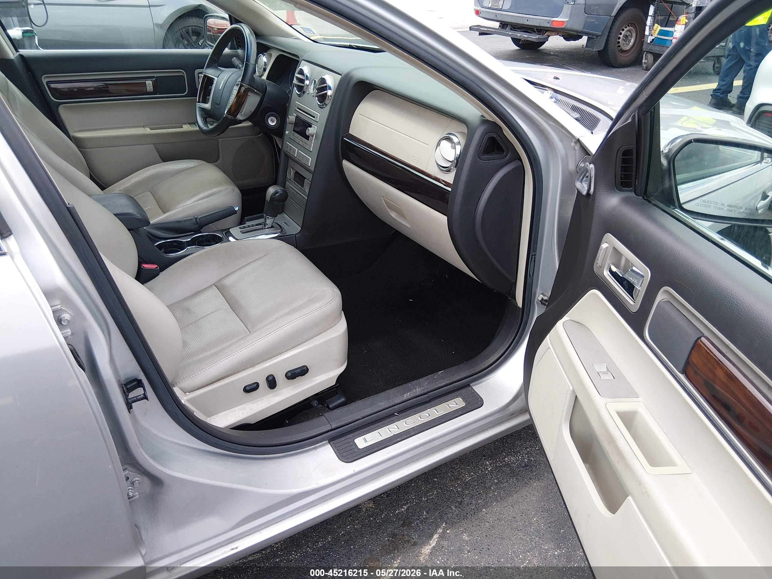 2009 Lincoln Mkz   Silver vin: 3LNHM26T99R626501