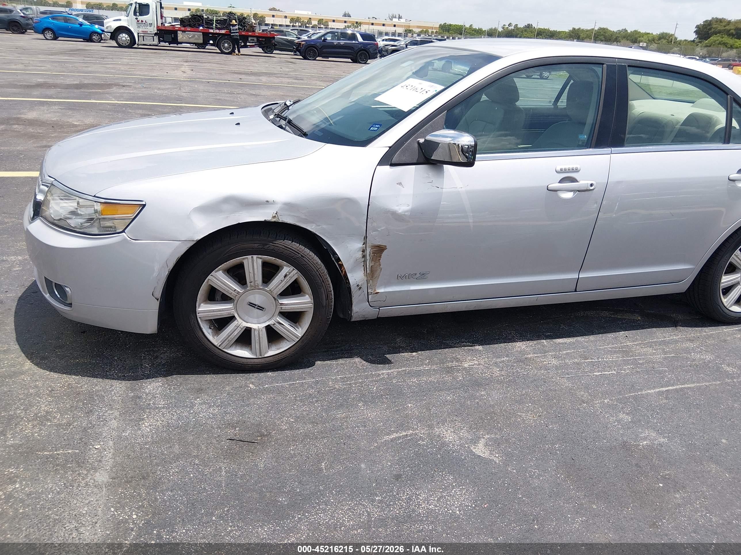 2009 Lincoln Mkz   Silver vin: 3LNHM26T99R626501
