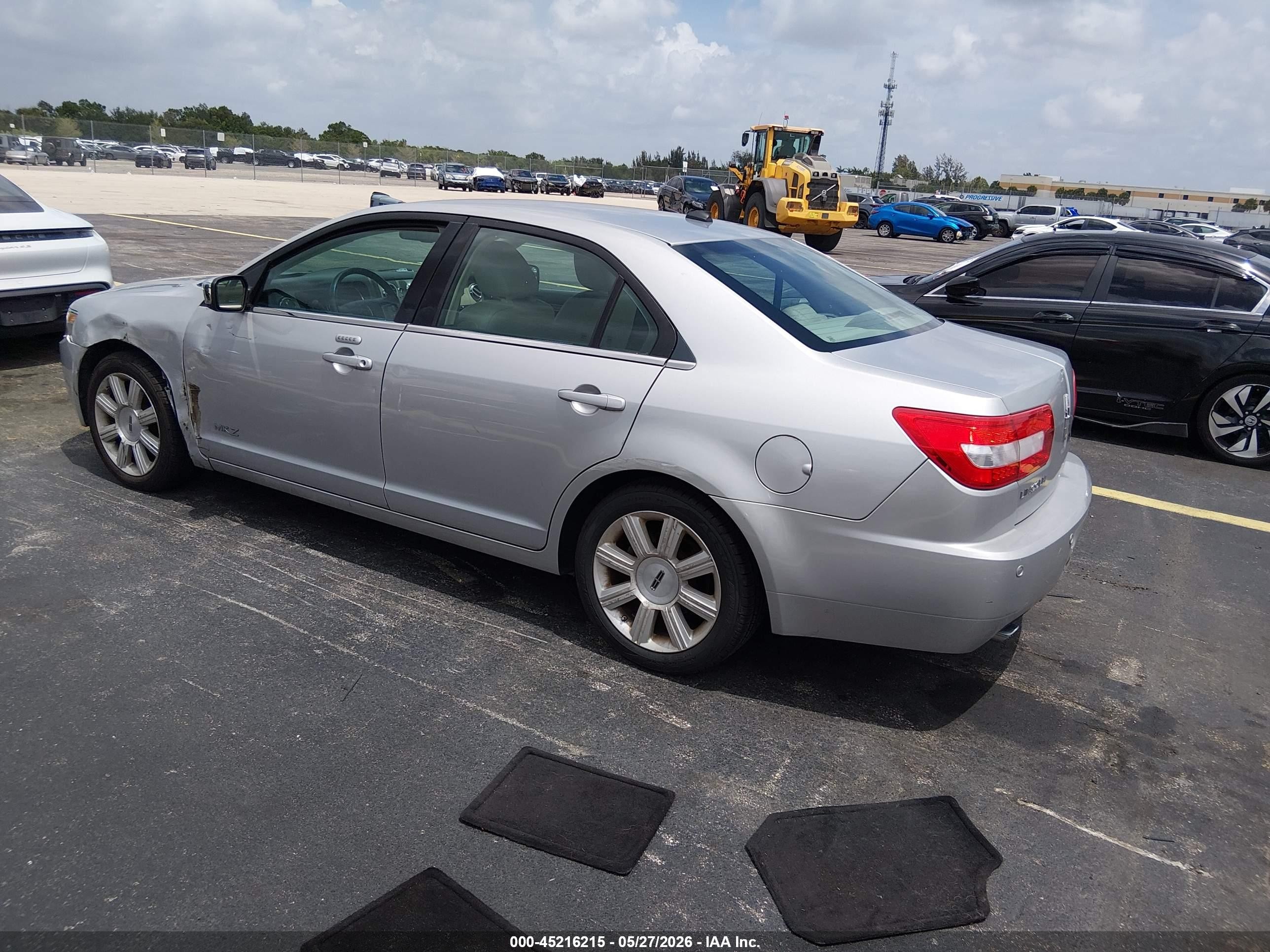 2009 Lincoln Mkz   Silver vin: 3LNHM26T99R626501