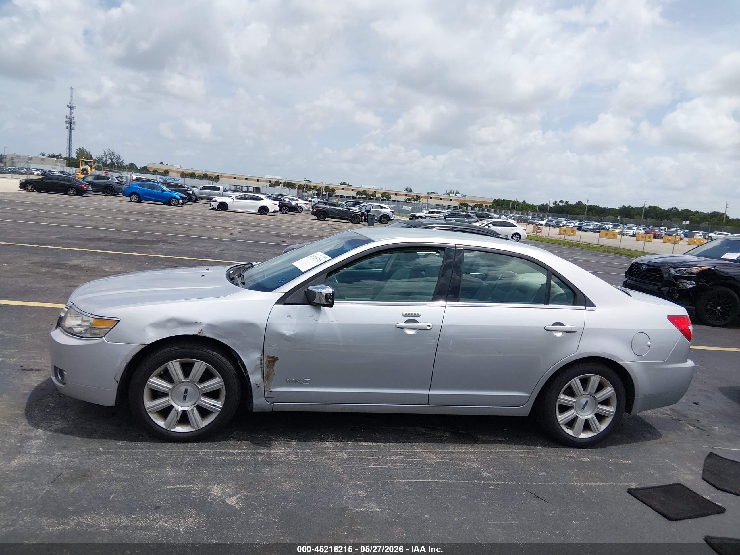 2009 Lincoln Mkz   Silver vin: 3LNHM26T99R626501