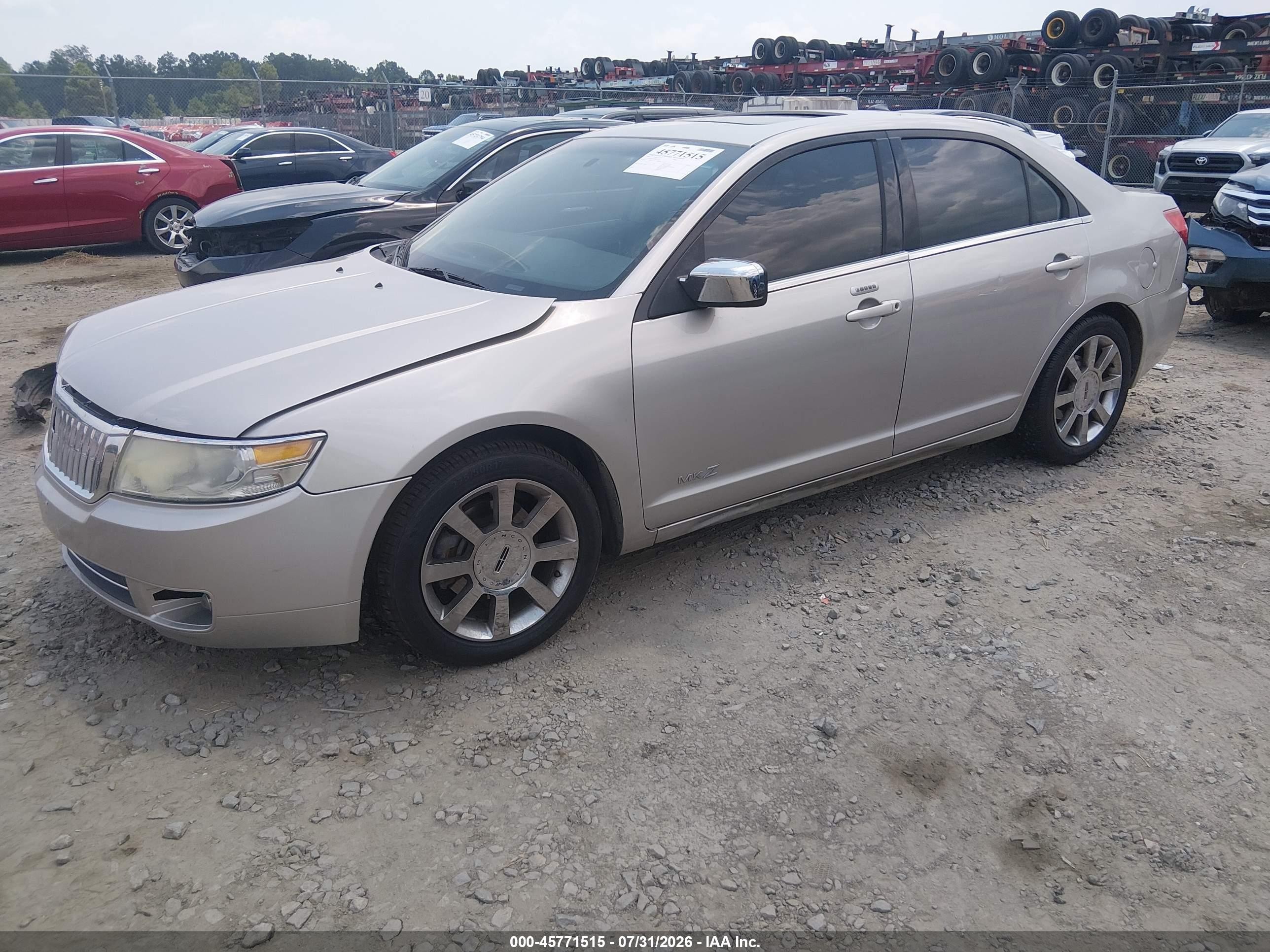 2007 Lincoln Mkz   Silver vin: 3LNHM26TX7R671718