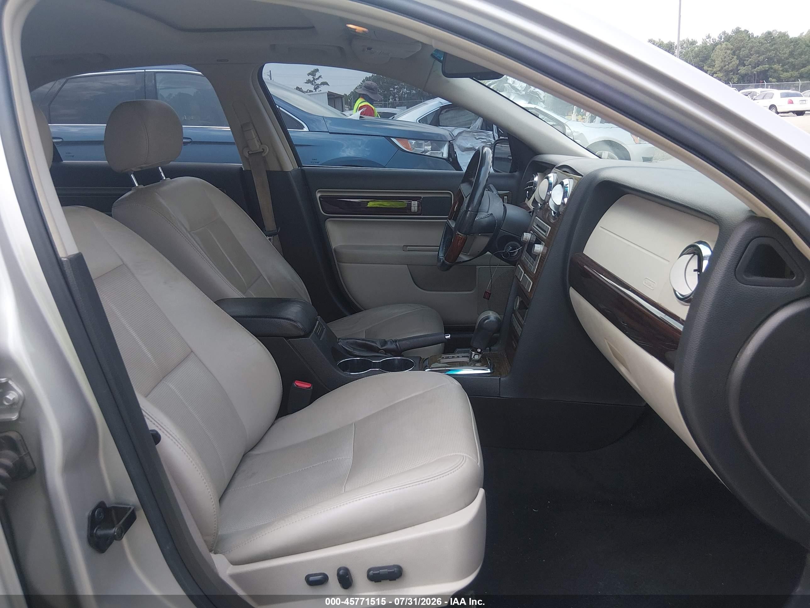 2007 Lincoln Mkz   Silver vin: 3LNHM26TX7R671718