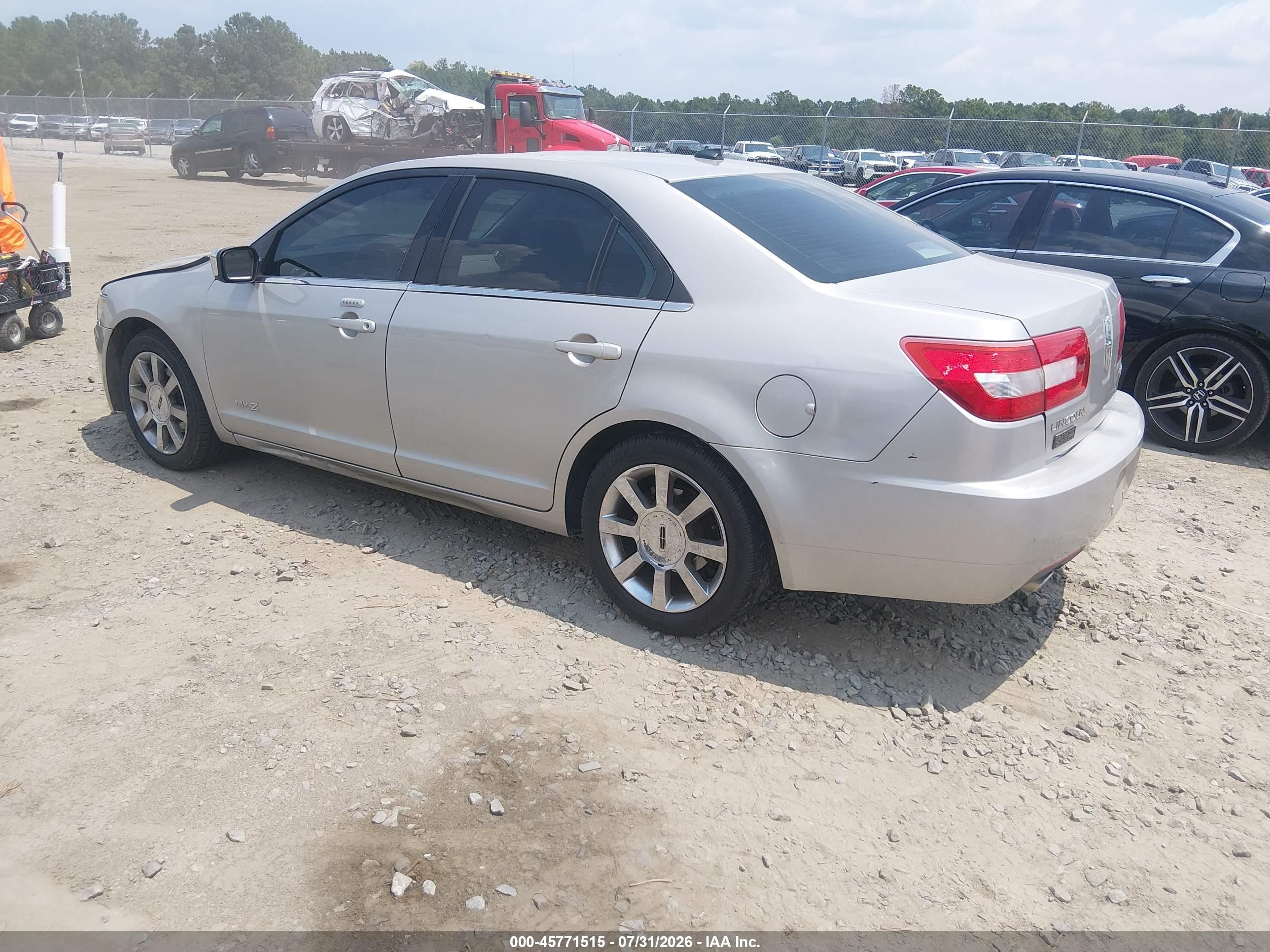 2007 Lincoln Mkz   Silver vin: 3LNHM26TX7R671718