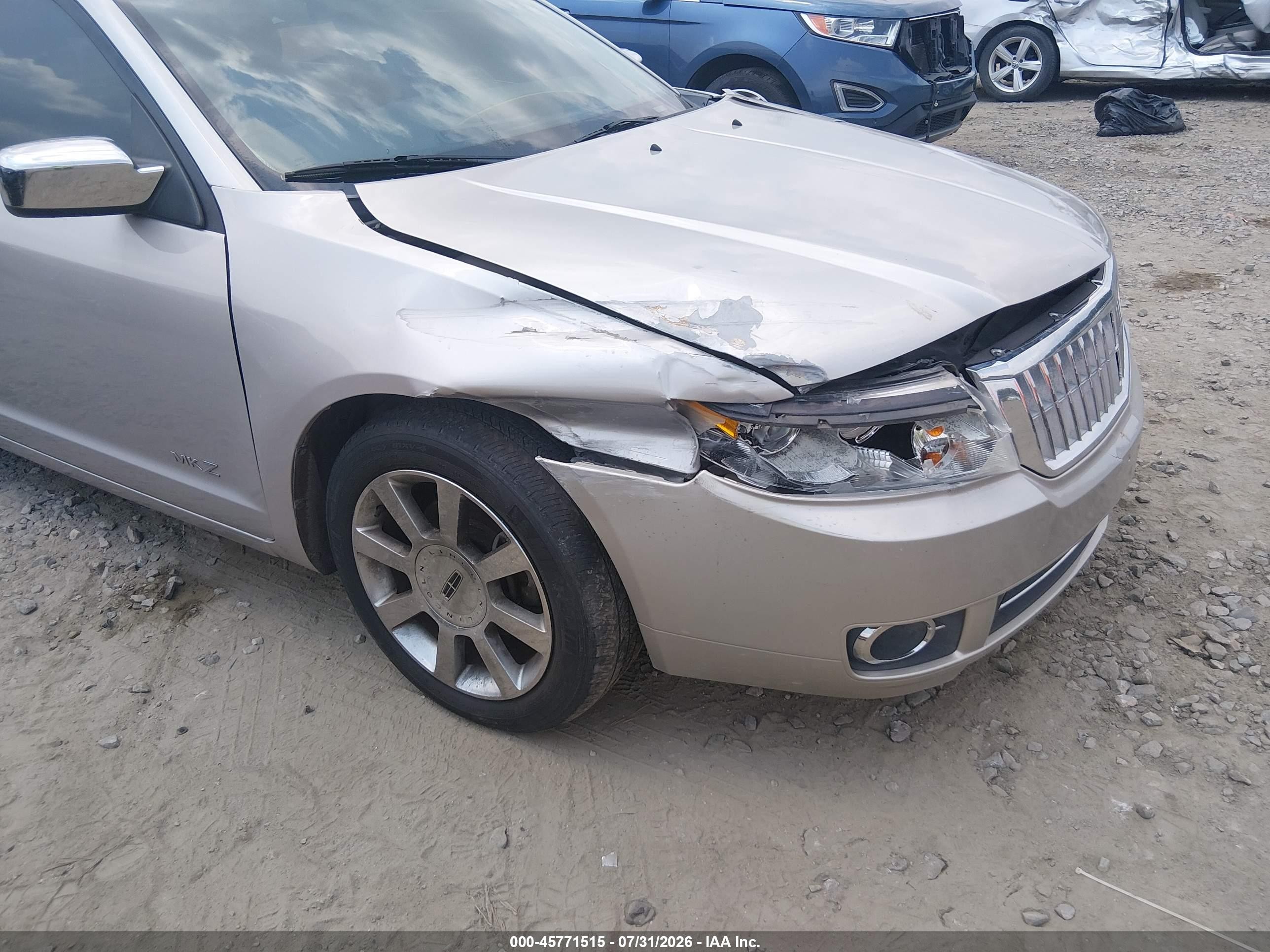 2007 Lincoln Mkz   Silver vin: 3LNHM26TX7R671718