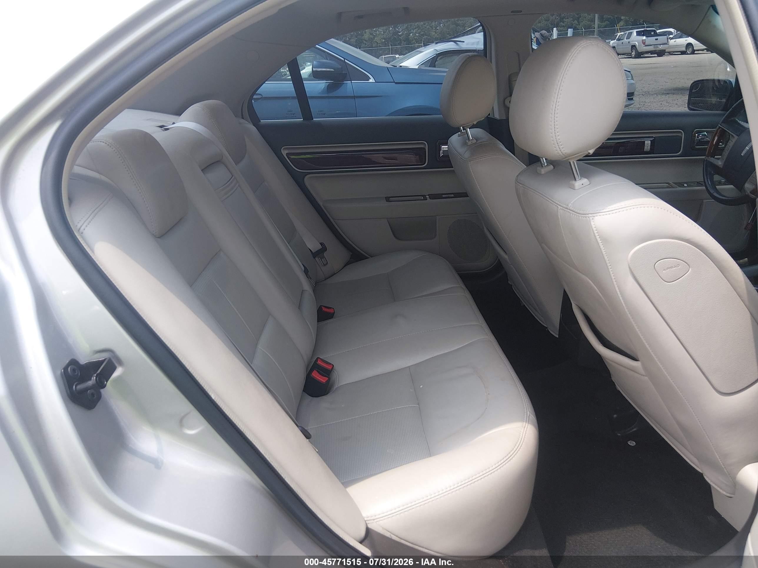 2007 Lincoln Mkz   Silver vin: 3LNHM26TX7R671718