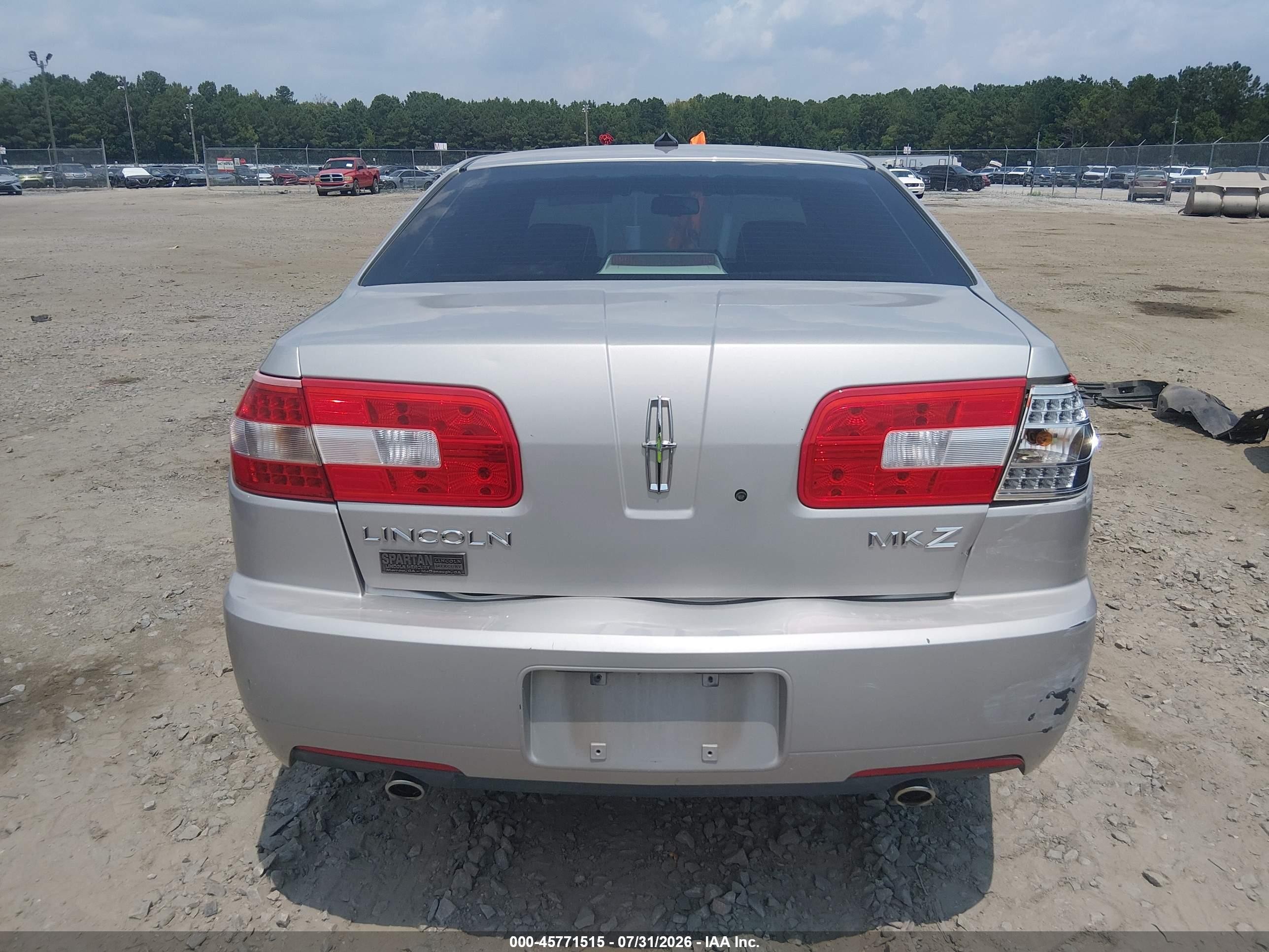 2007 Lincoln Mkz   Silver vin: 3LNHM26TX7R671718