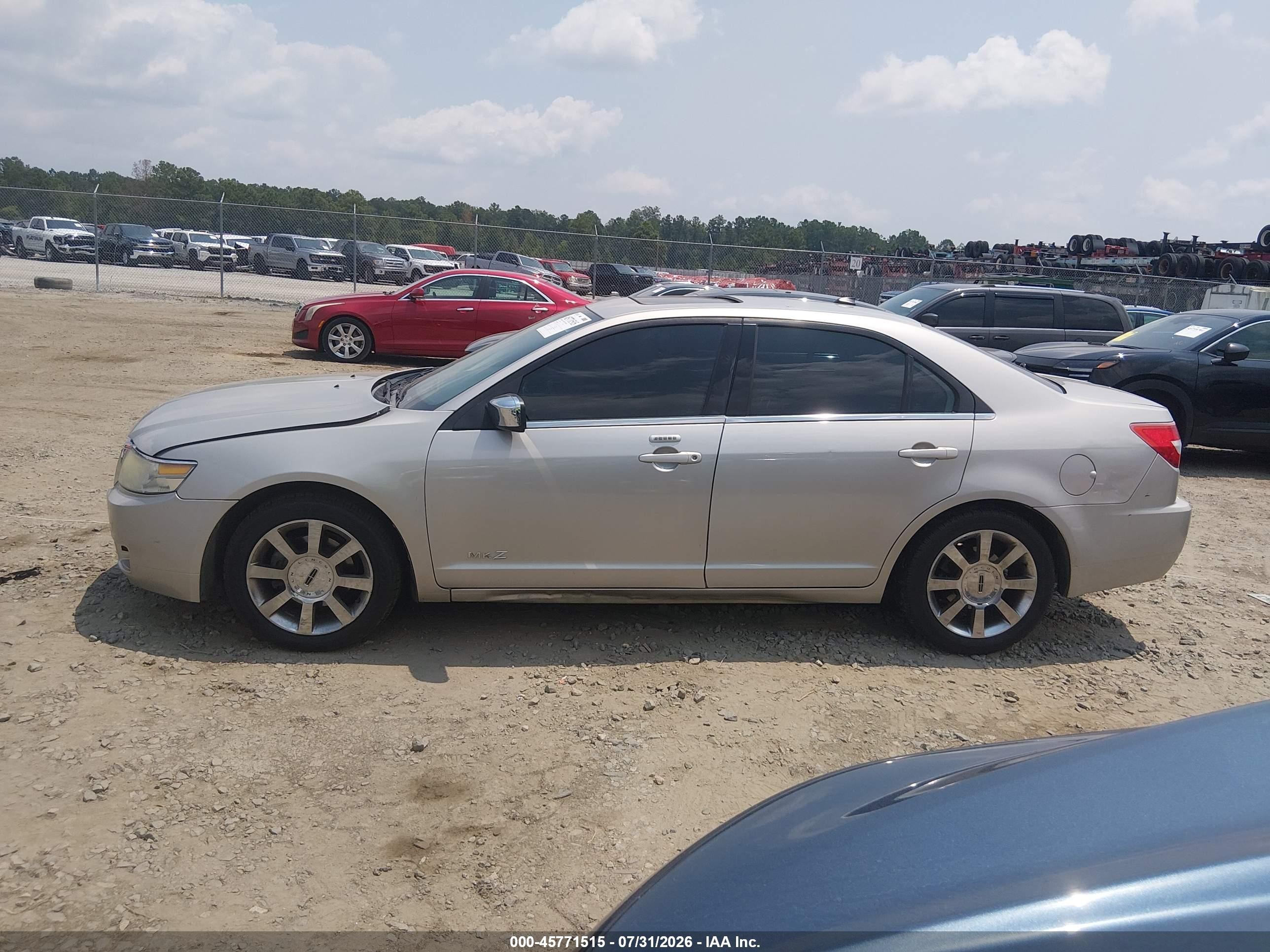 2007 Lincoln Mkz   Silver vin: 3LNHM26TX7R671718