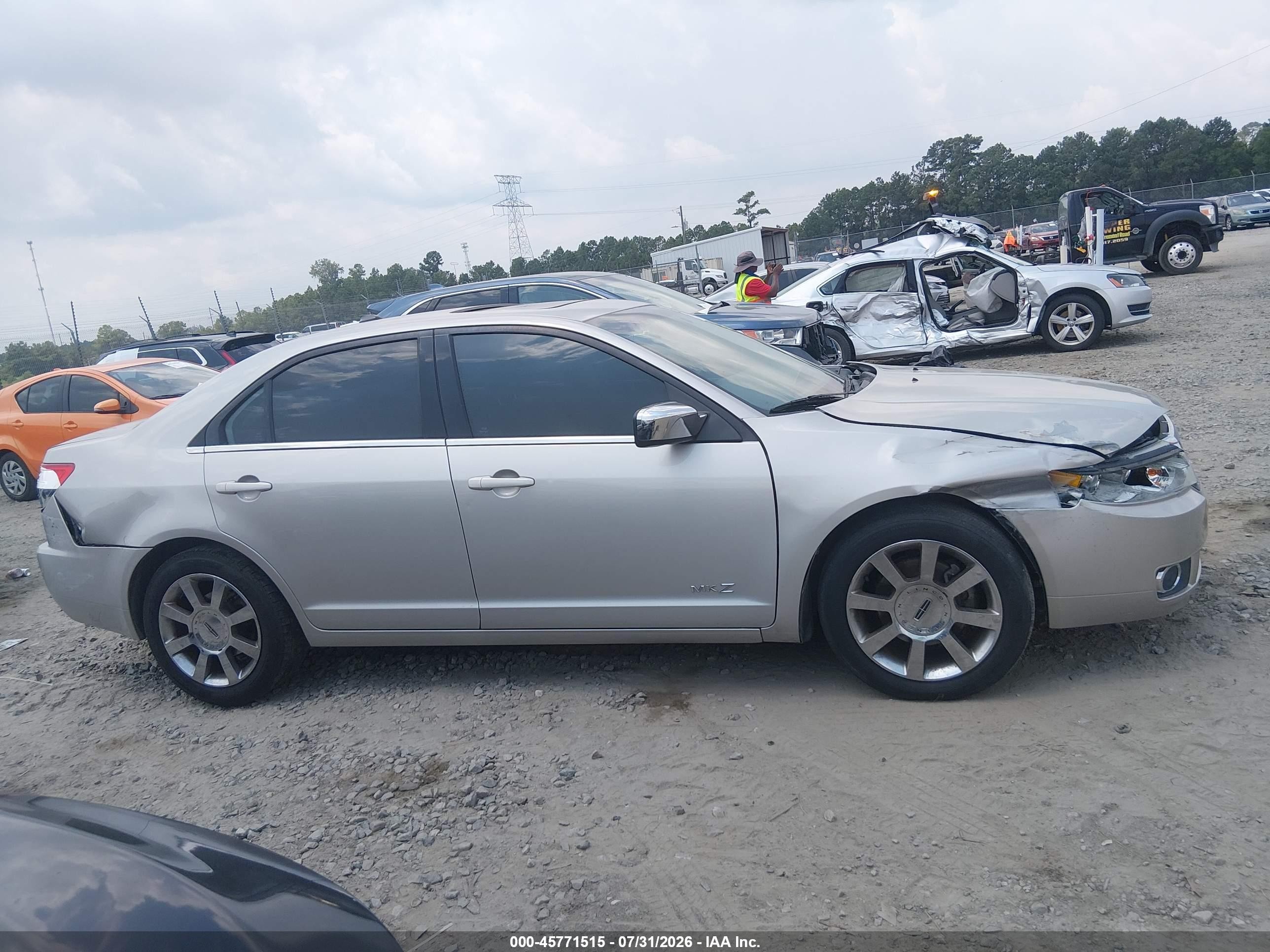 2007 Lincoln Mkz   Silver vin: 3LNHM26TX7R671718