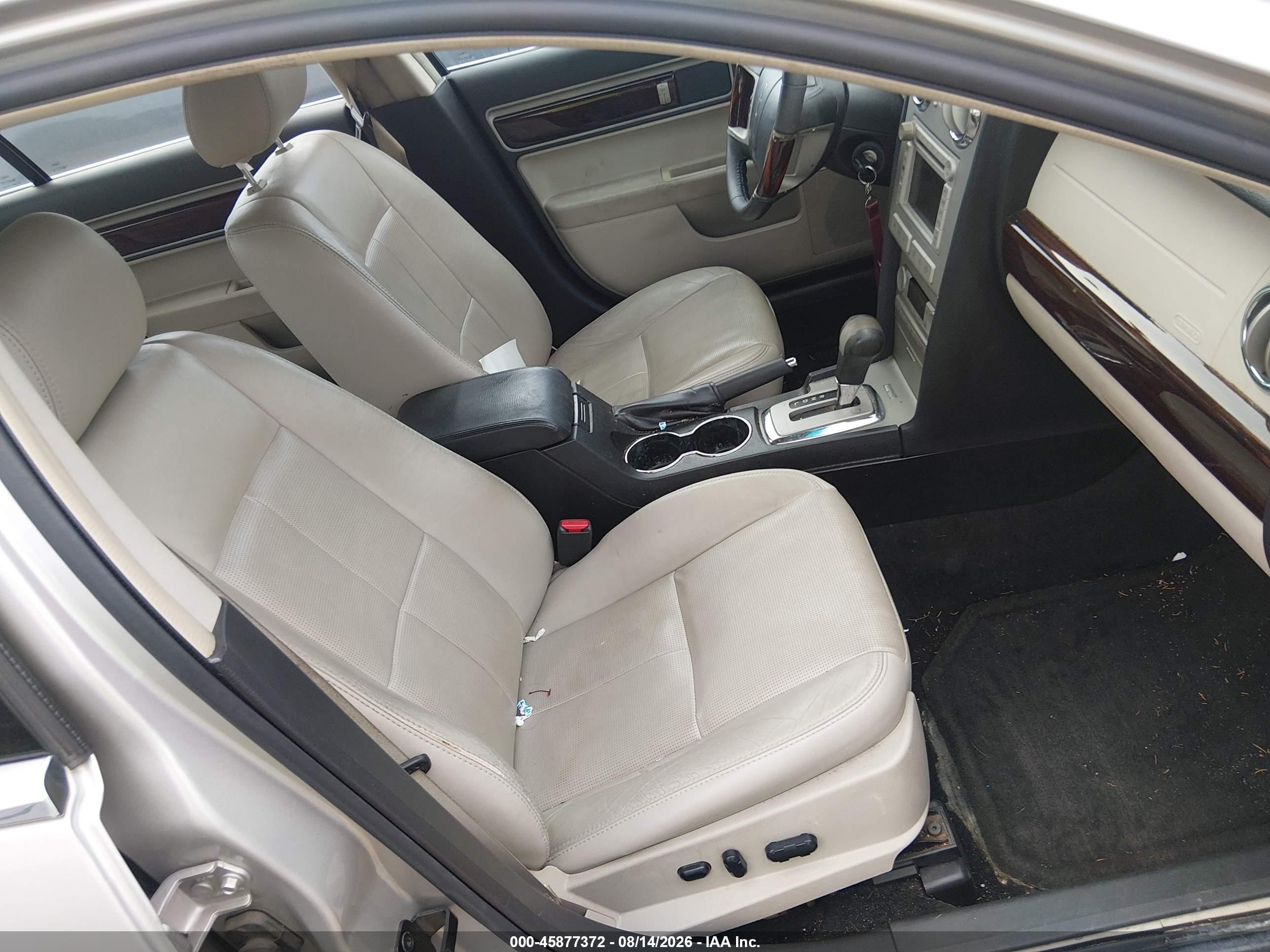2008 Lincoln Mkz   Beige vin: 3LNHM26TX8R632242
