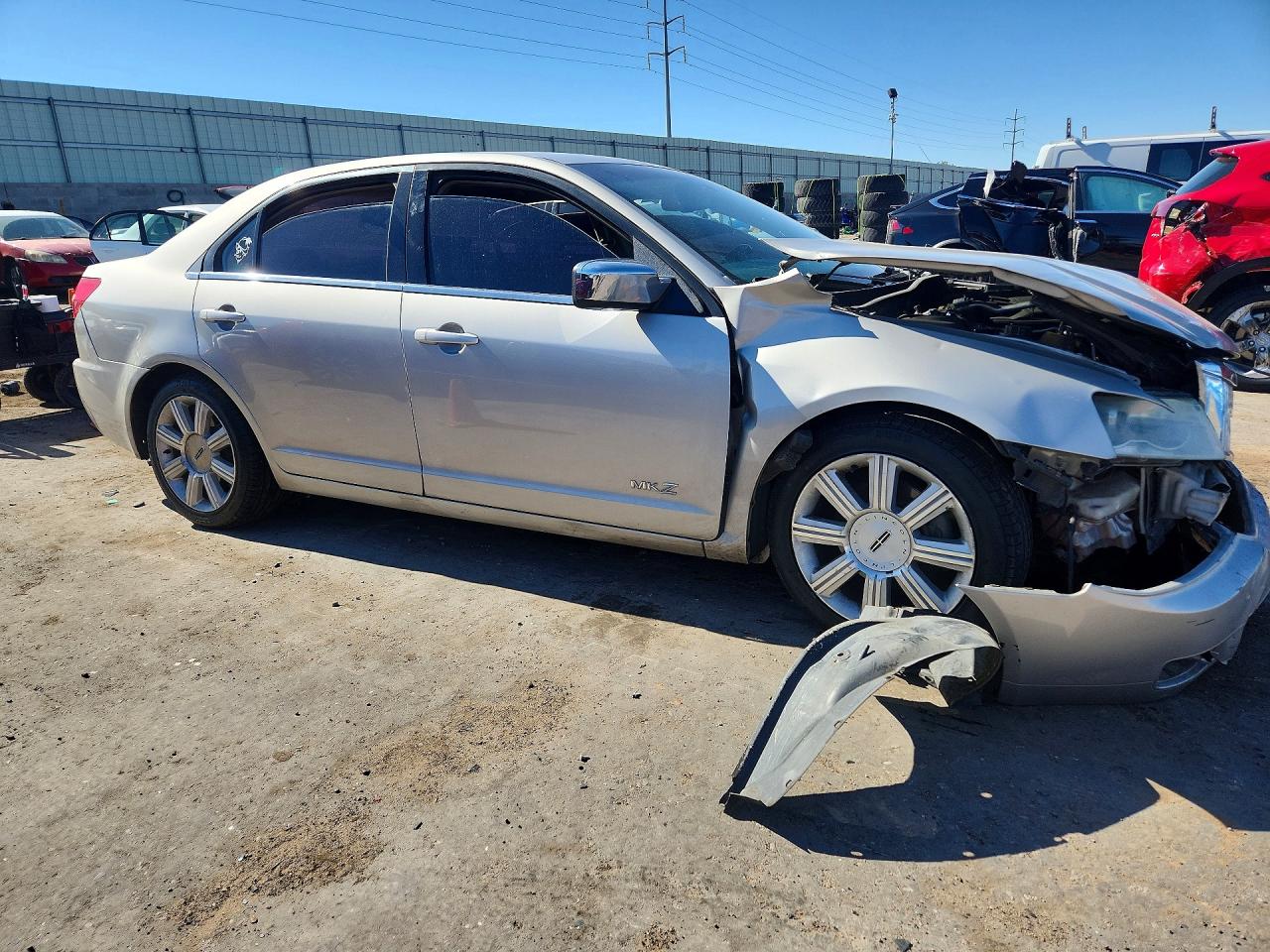 2008 Lincoln Mkz Silver vin: 3LNHM26TX8R635366