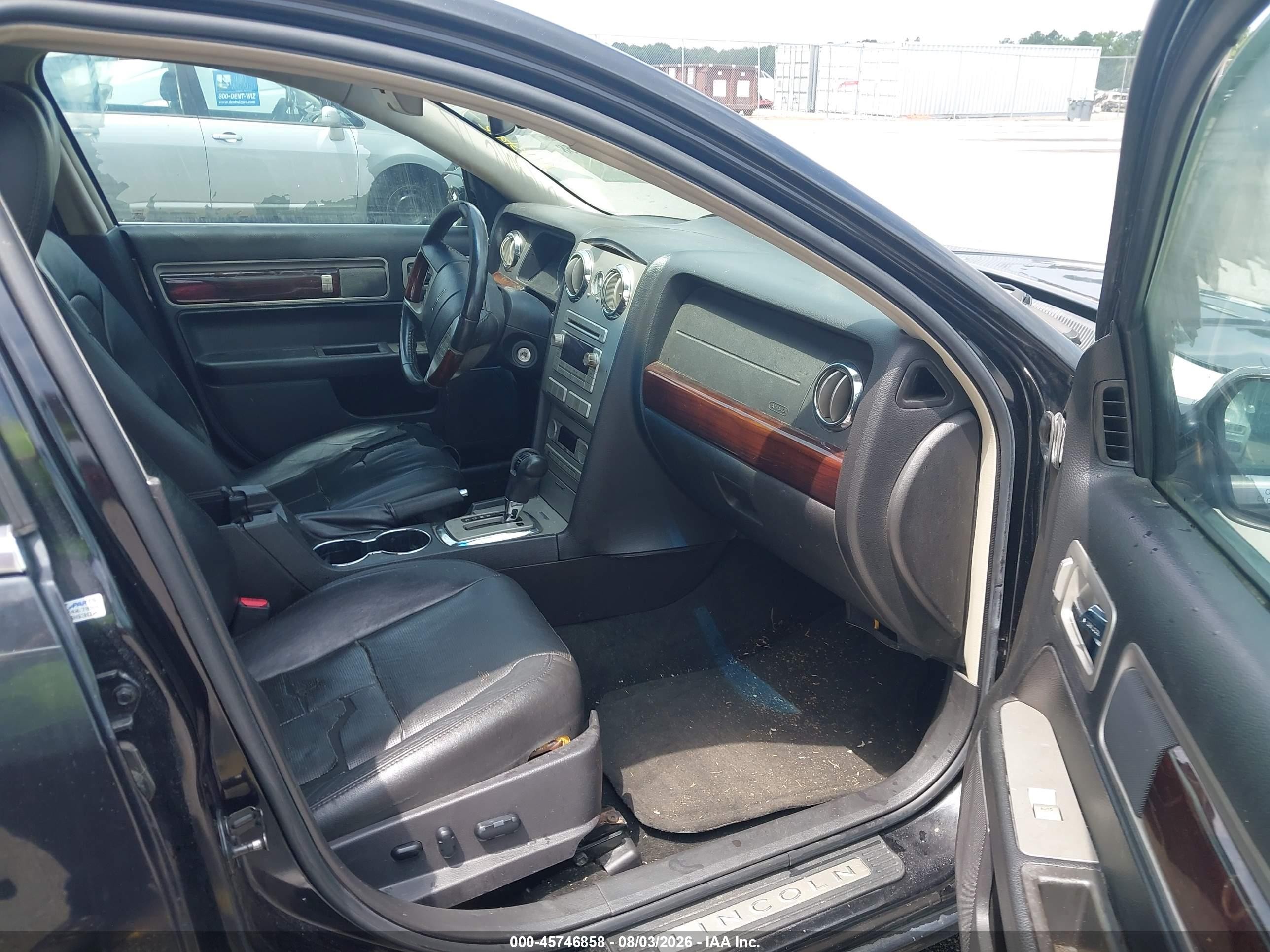 2009 Lincoln Mkz   Black vin: 3LNHM26TX9R605978