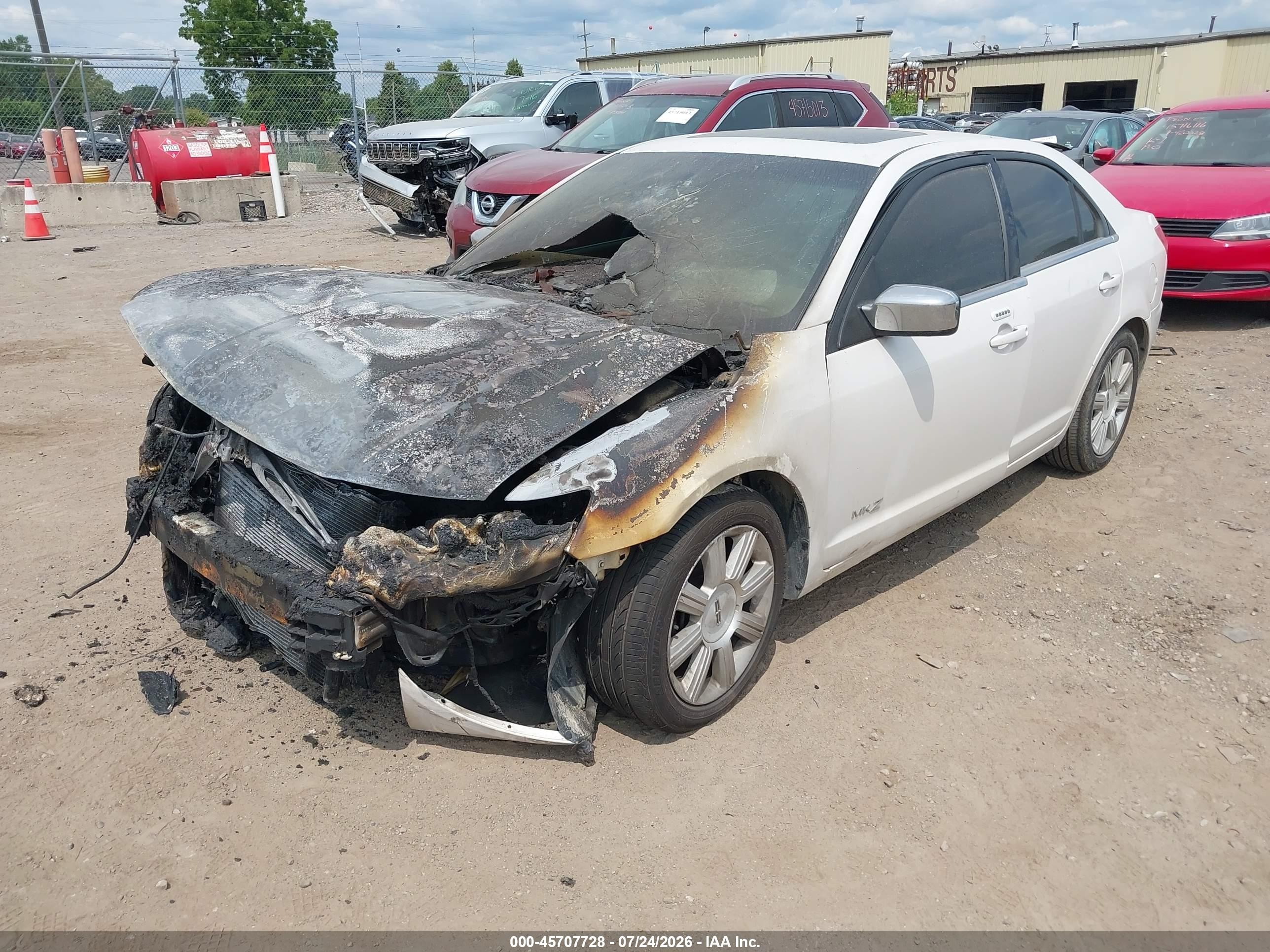 2009 Lincoln Mkz   Белый vin: 3LNHM26TX9R608752