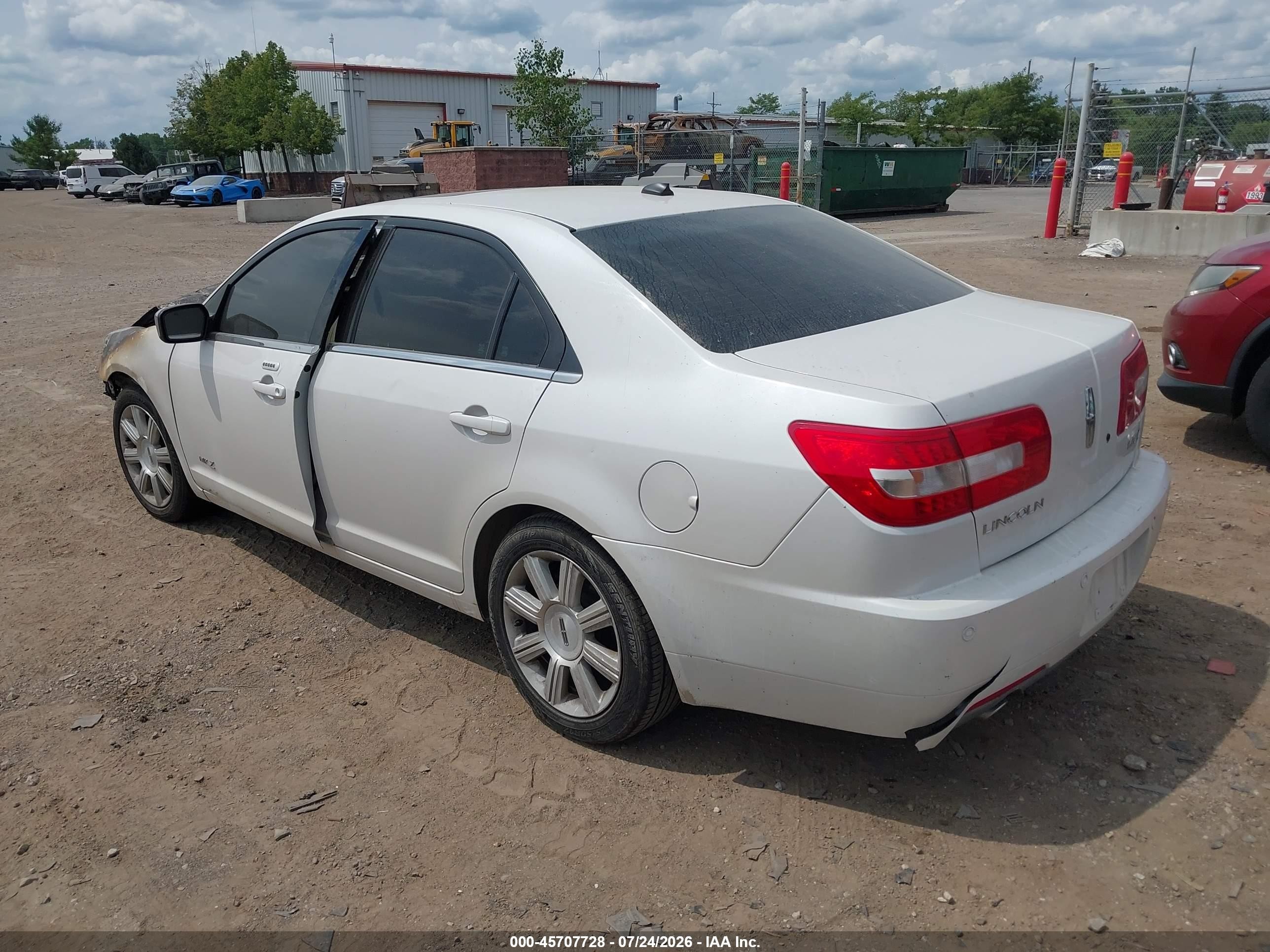 2009 Lincoln Mkz   Белый vin: 3LNHM26TX9R608752