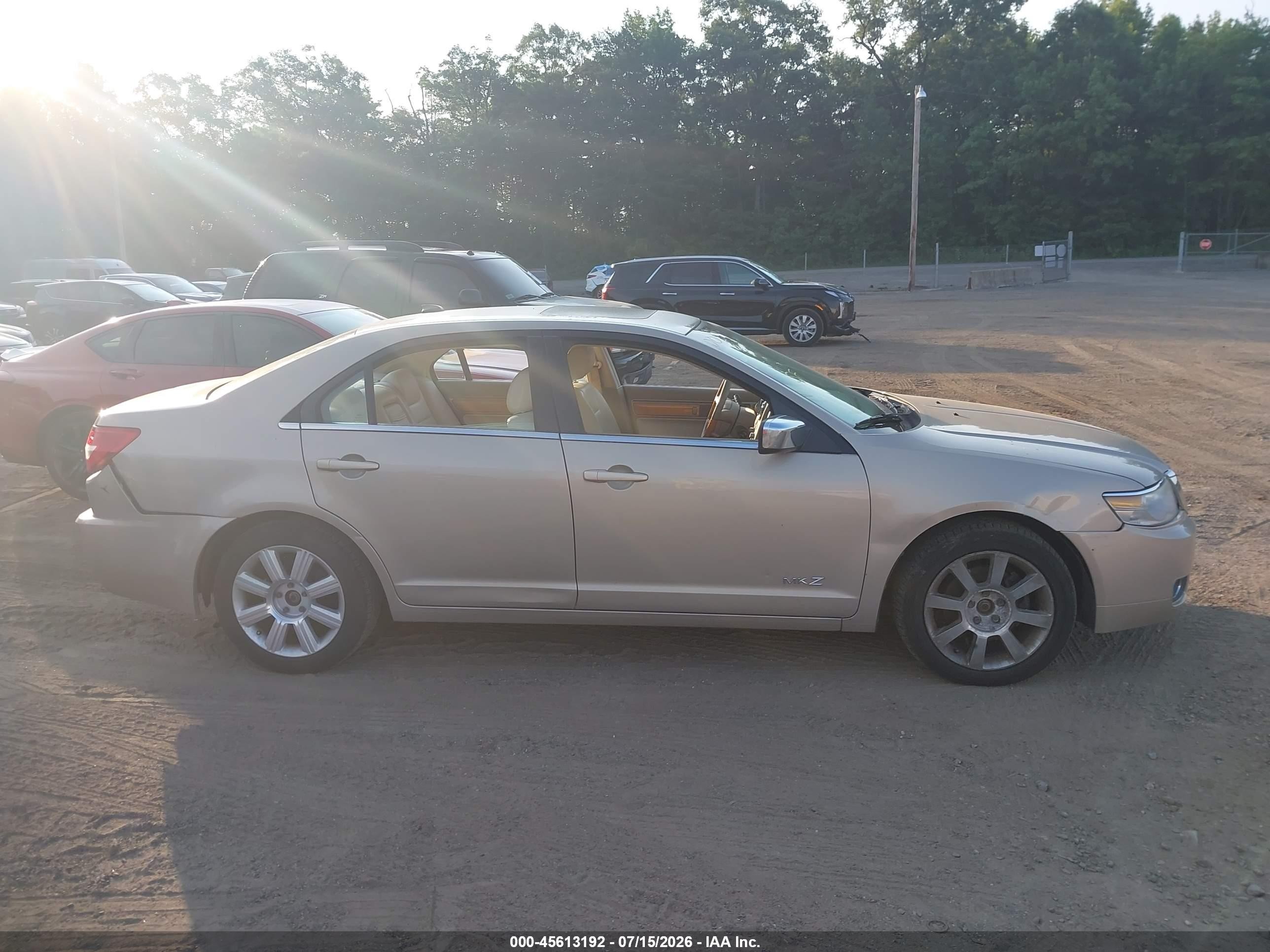 2007 Lincoln Mkz   Beige vin: 3LNHM28T07R630334