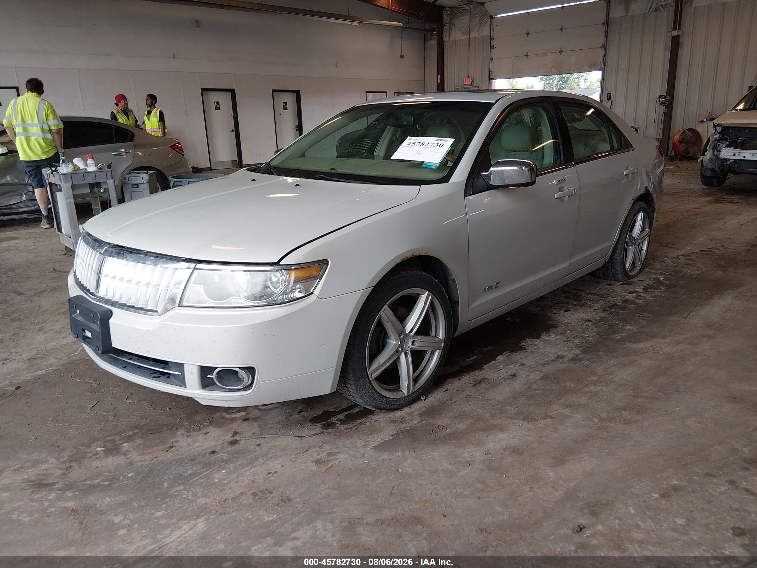 2008 Lincoln Mkz   Cream vin: 3LNHM28T28R634922