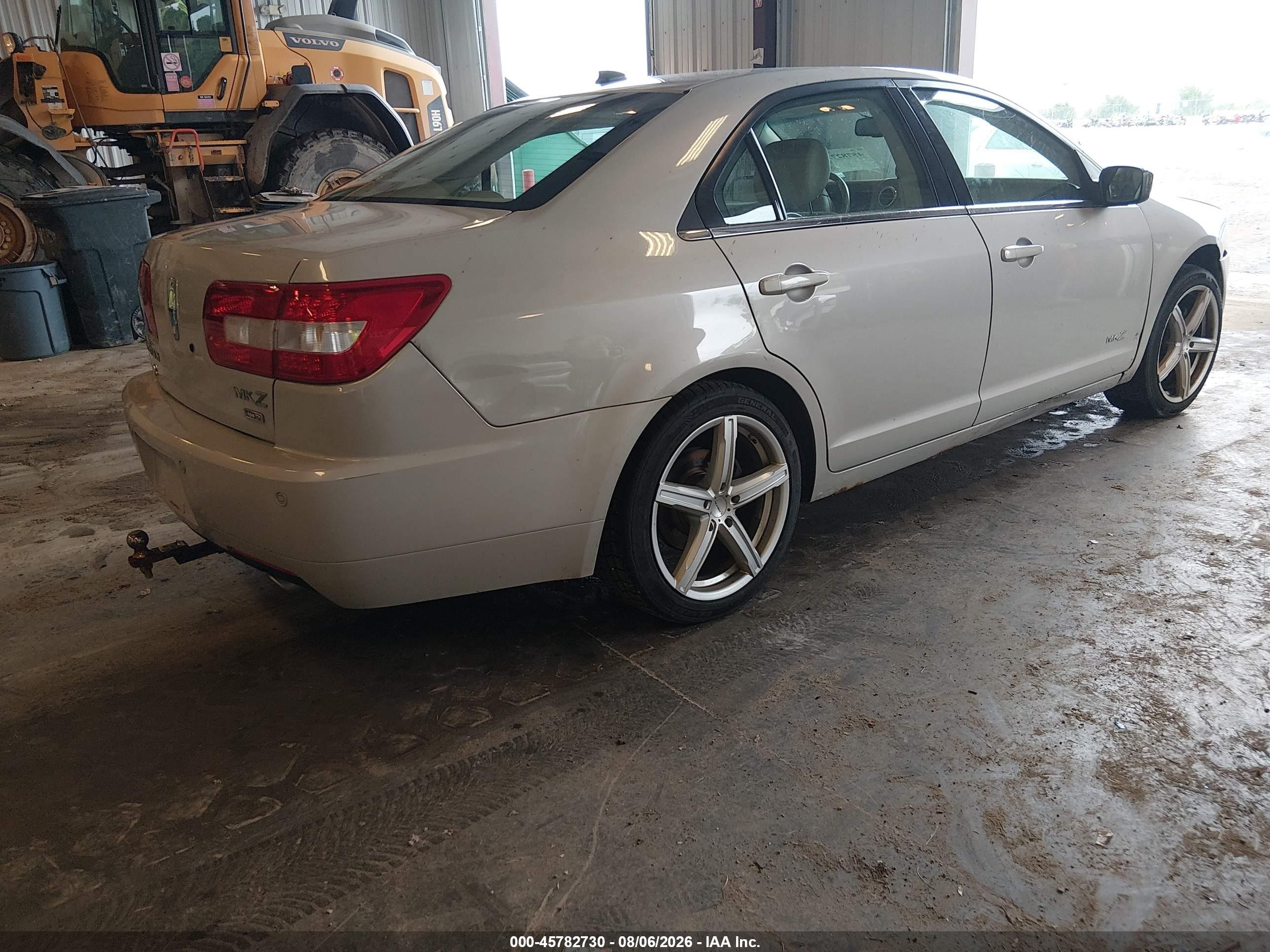 2008 Lincoln Mkz   Cream vin: 3LNHM28T28R634922