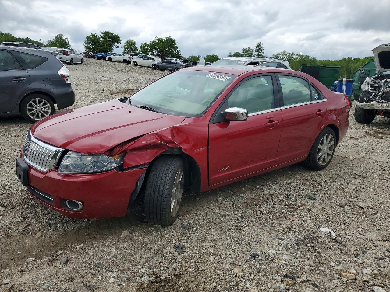 2008 Lincoln Mkz Red vin: 3LNHM28T28R644673