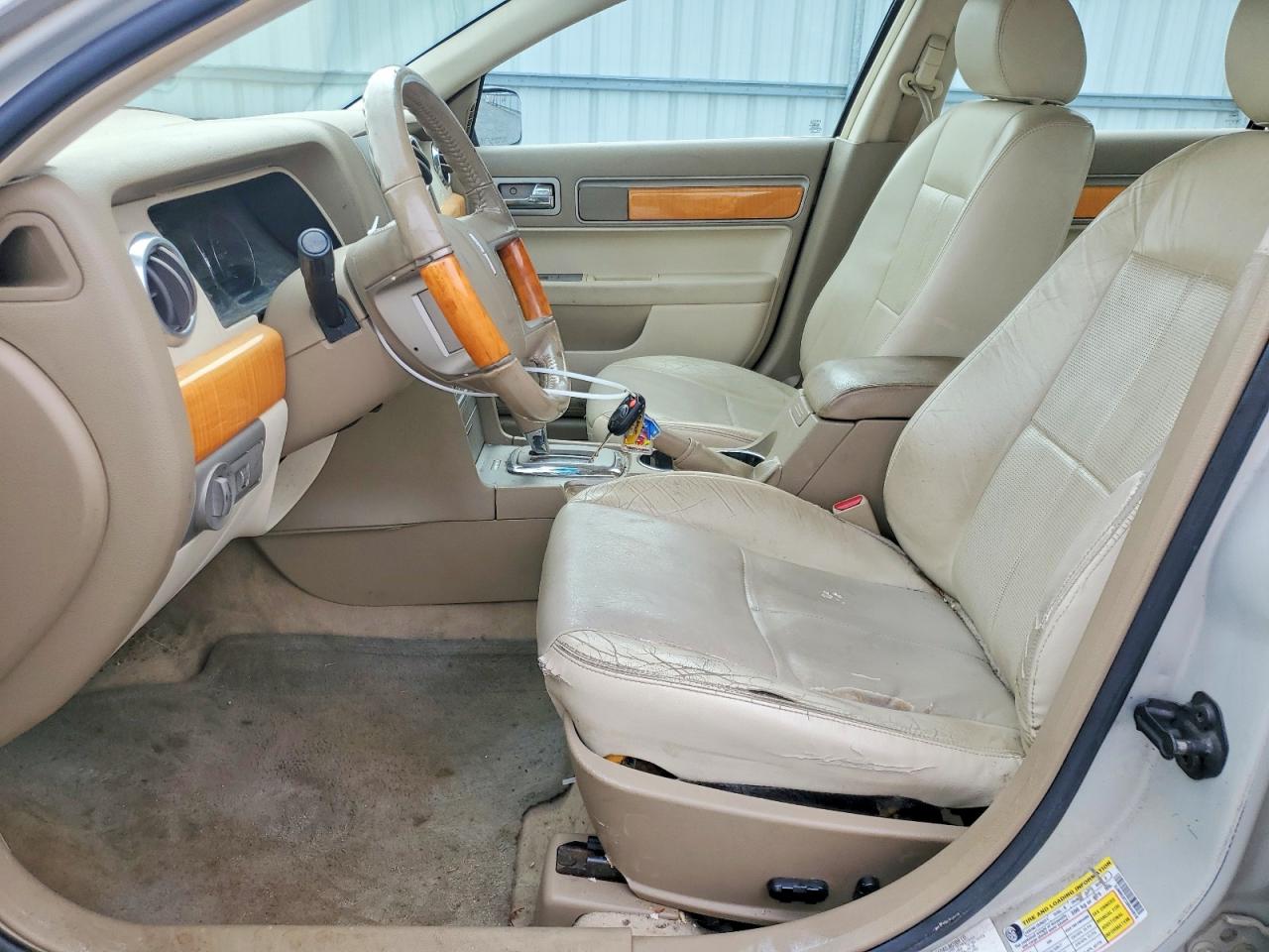 2008 Lincoln Mkz Beige vin: 3LNHM28T28R644818