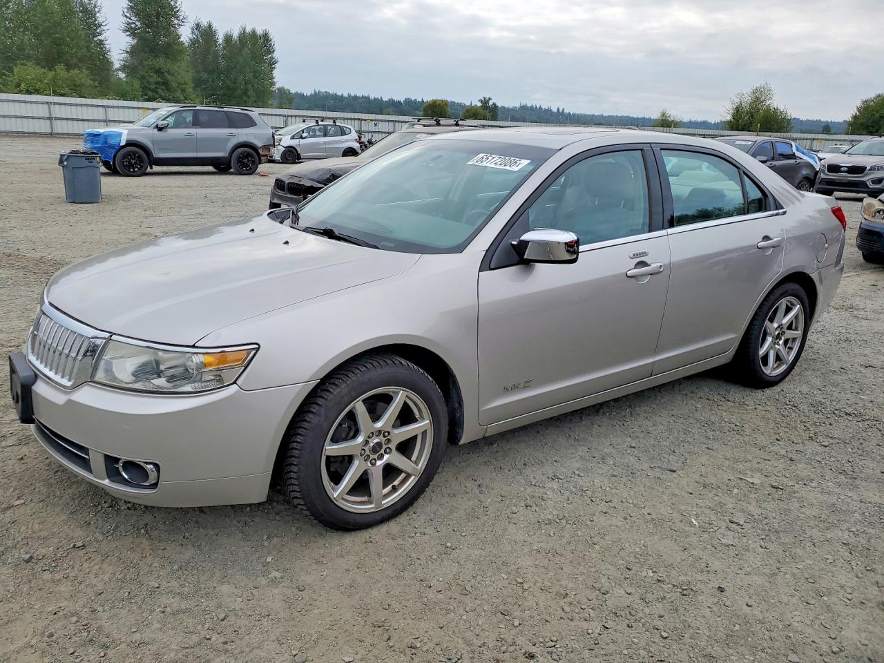 2007 Lincoln Mkz Silver vin: 3LNHM28T37R631090