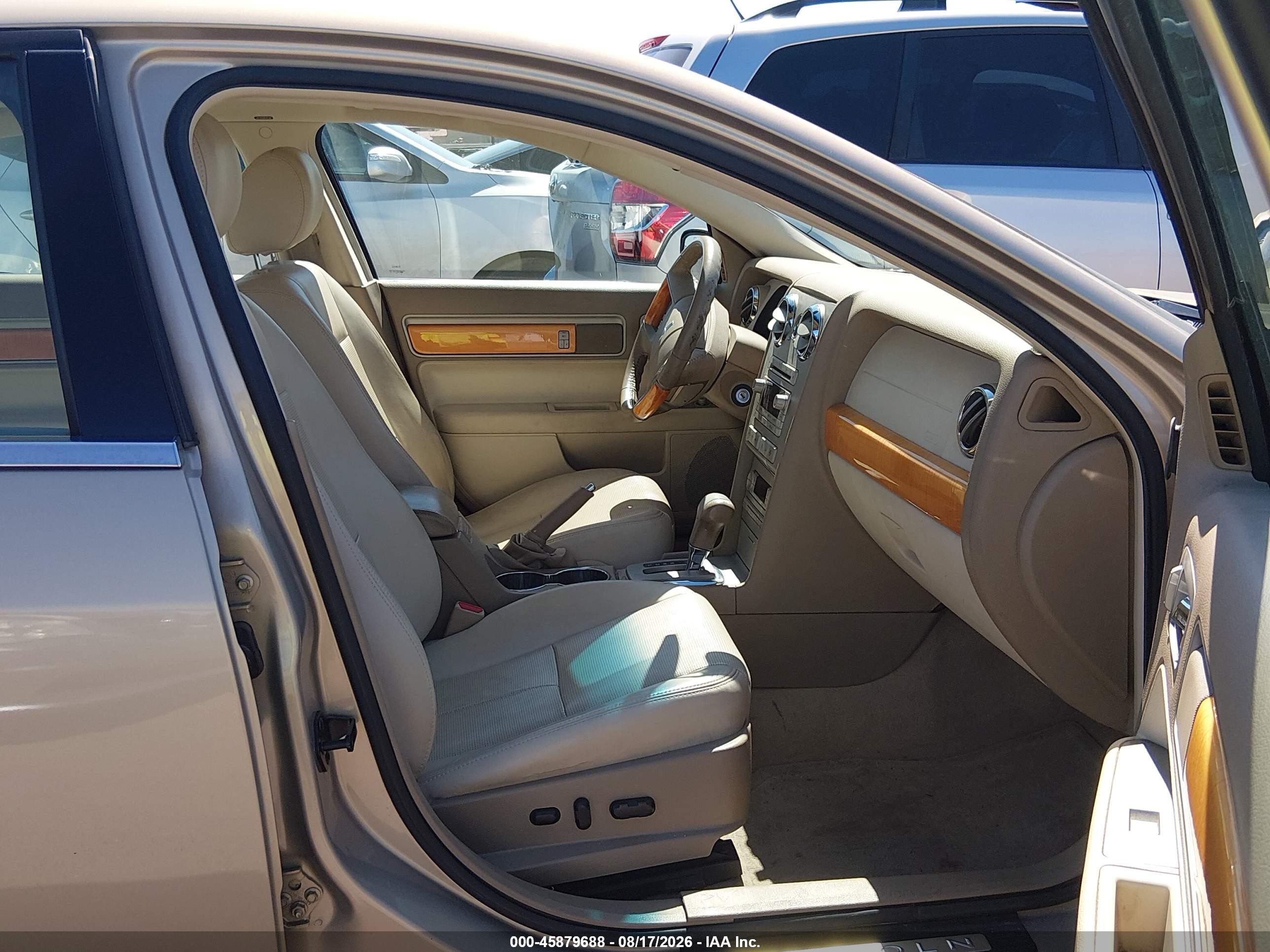 2007 Lincoln Mkz   Gold vin: 3LNHM28T37R655339