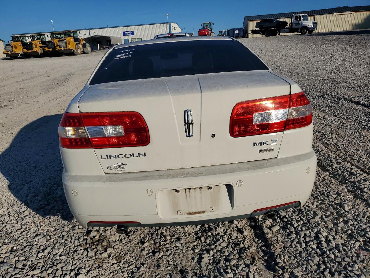 2009 Lincoln Mkz White vin: 3LNHM28T39R608511