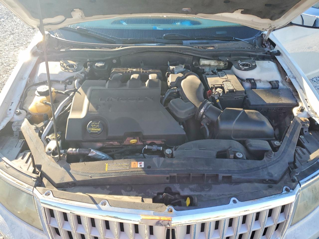 2009 Lincoln Mkz White vin: 3LNHM28T39R608511