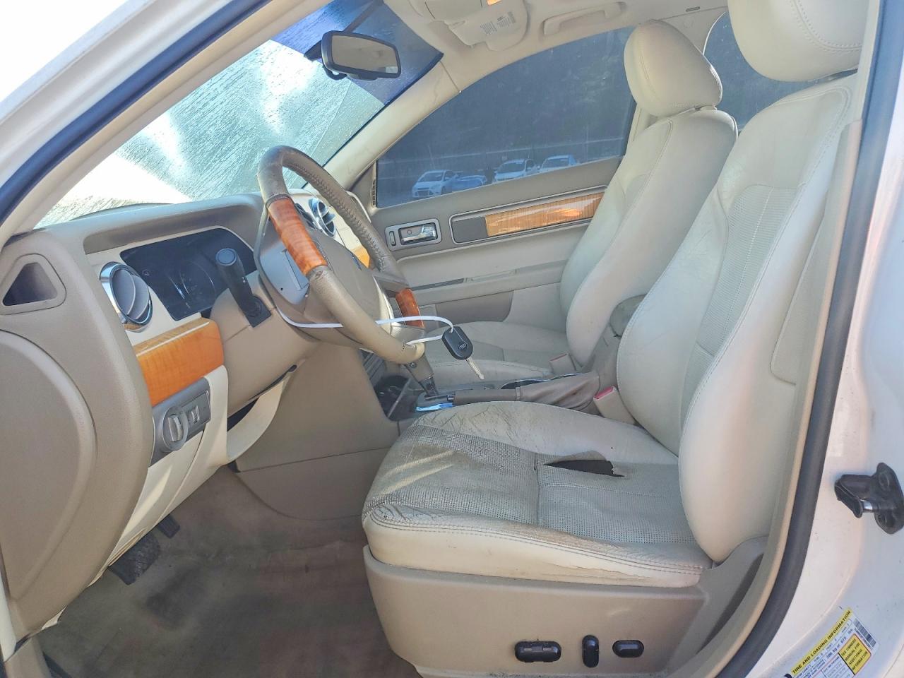 2009 Lincoln Mkz White vin: 3LNHM28T39R608511