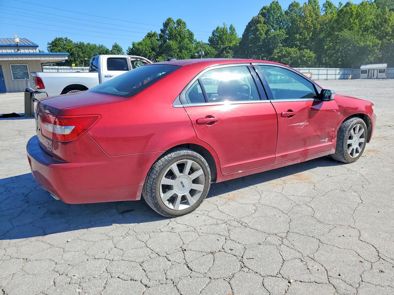 2007 Lincoln Mkz Red vin: 3LNHM28T47R611818