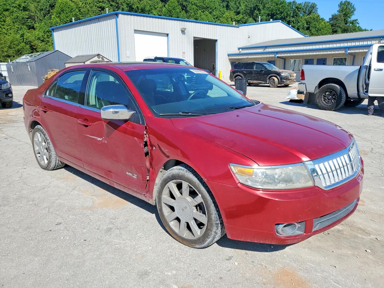 2007 Lincoln Mkz Red vin: 3LNHM28T47R611818