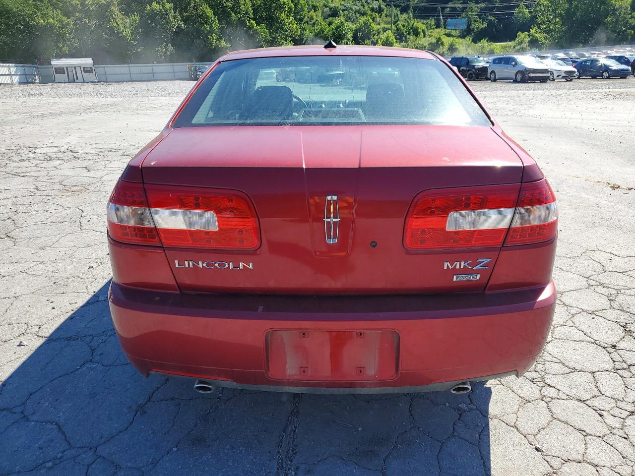2007 Lincoln Mkz Red vin: 3LNHM28T47R611818