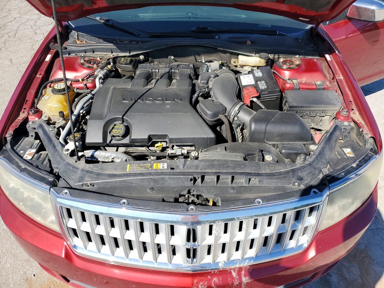 2007 Lincoln Mkz Red vin: 3LNHM28T47R611818