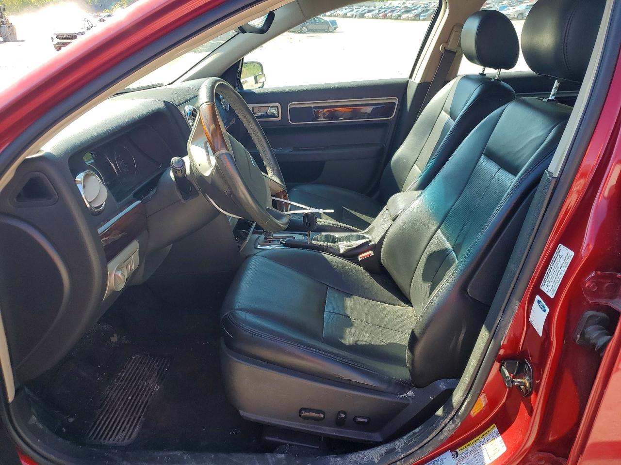 2007 Lincoln Mkz Red vin: 3LNHM28T47R611818