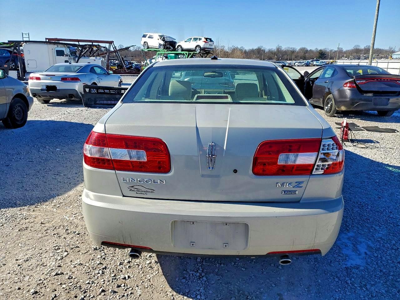 2007 Lincoln Mkz Beige vin: 3LNHM28T47R658122