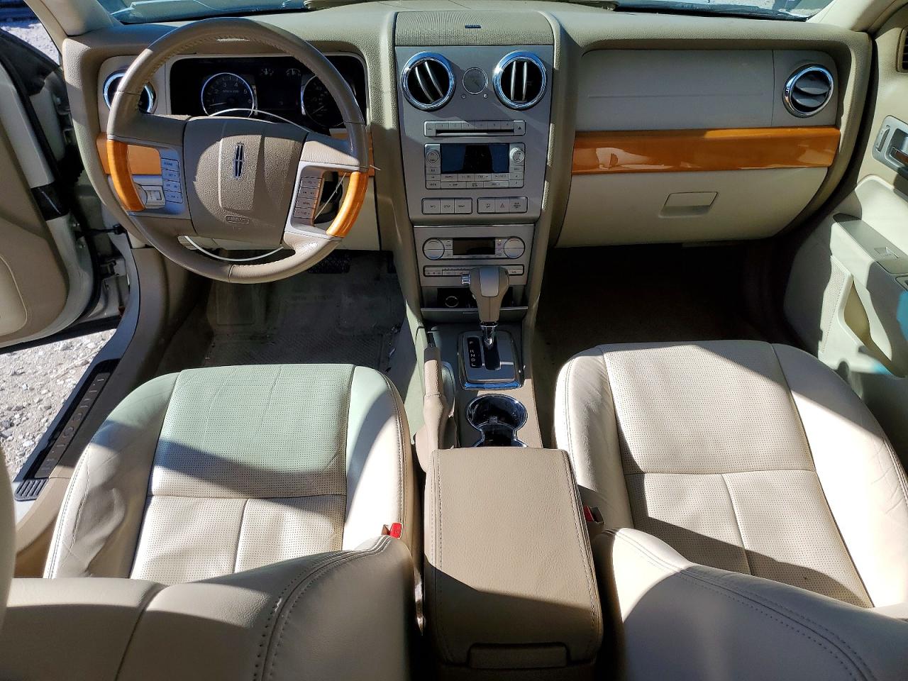 2007 Lincoln Mkz Beige vin: 3LNHM28T47R658122