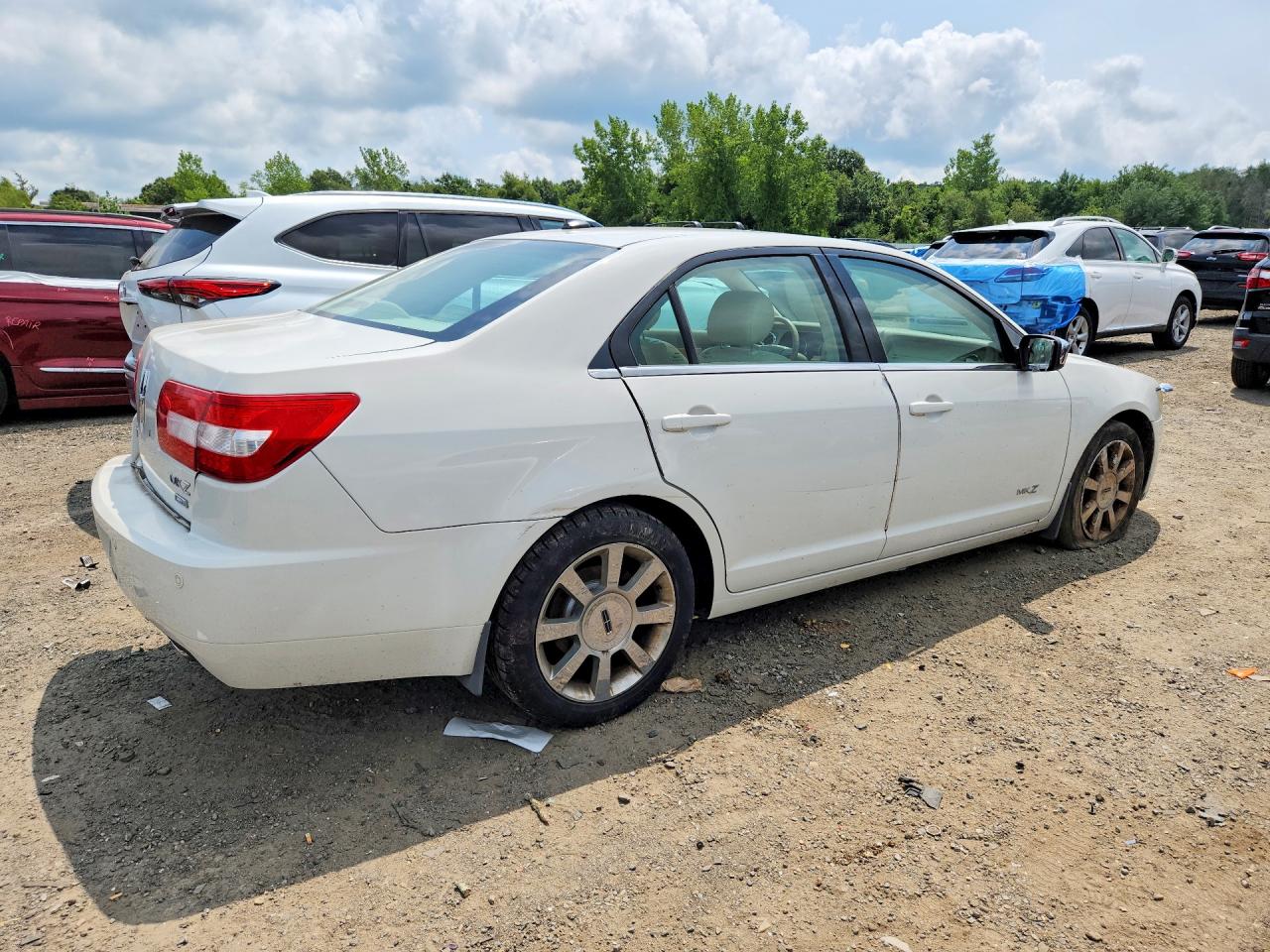 2008 Lincoln Mkz Белый vin: 3LNHM28T48R650989