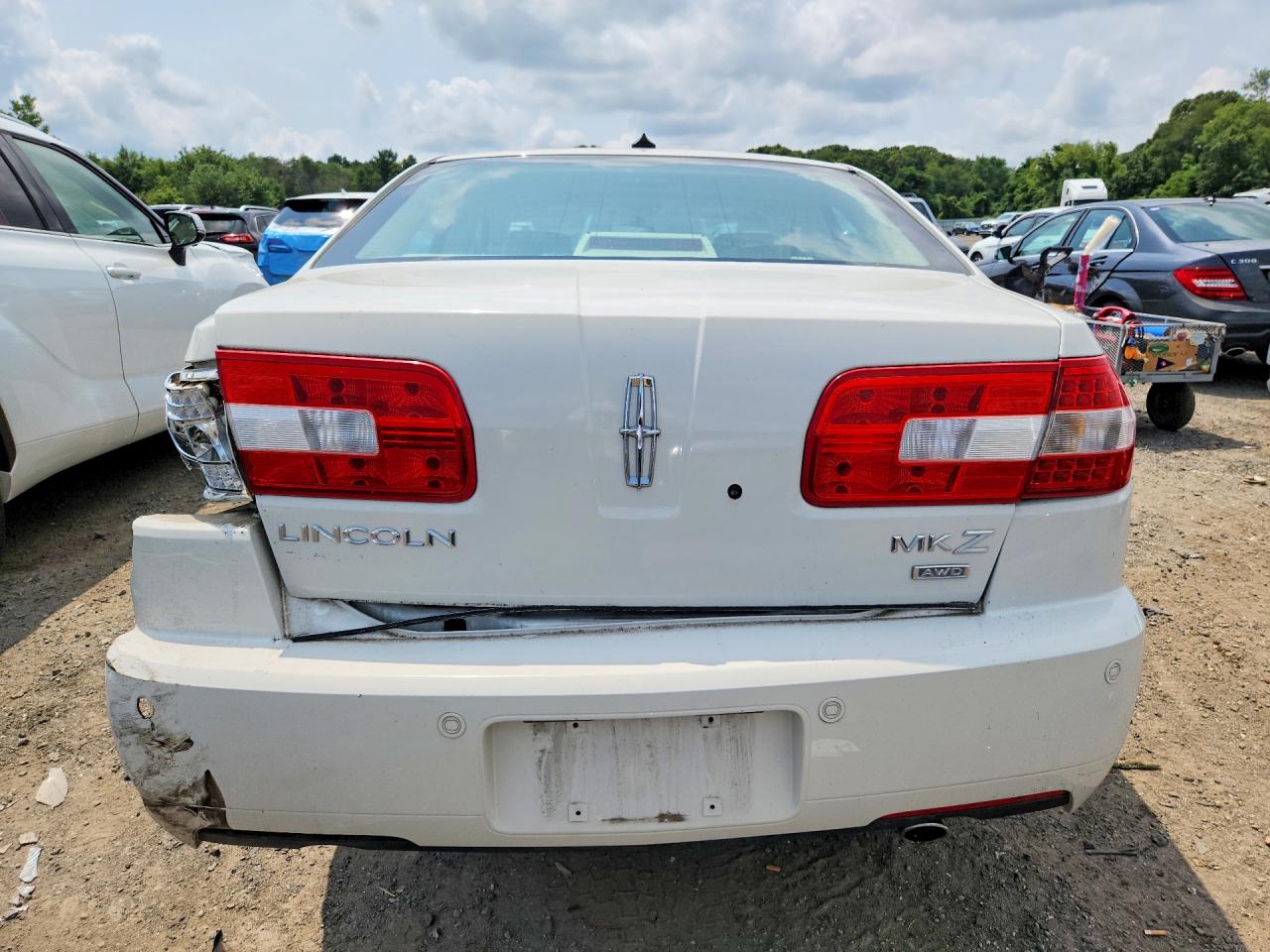 2008 Lincoln Mkz Белый vin: 3LNHM28T48R650989
